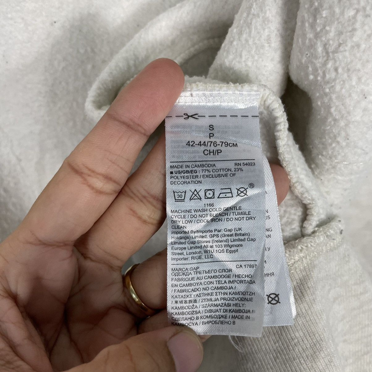 Gap Gap Big Logo Zipper Hoodie Size US S / EU 44-46 / 1 - 17 Thumbnail