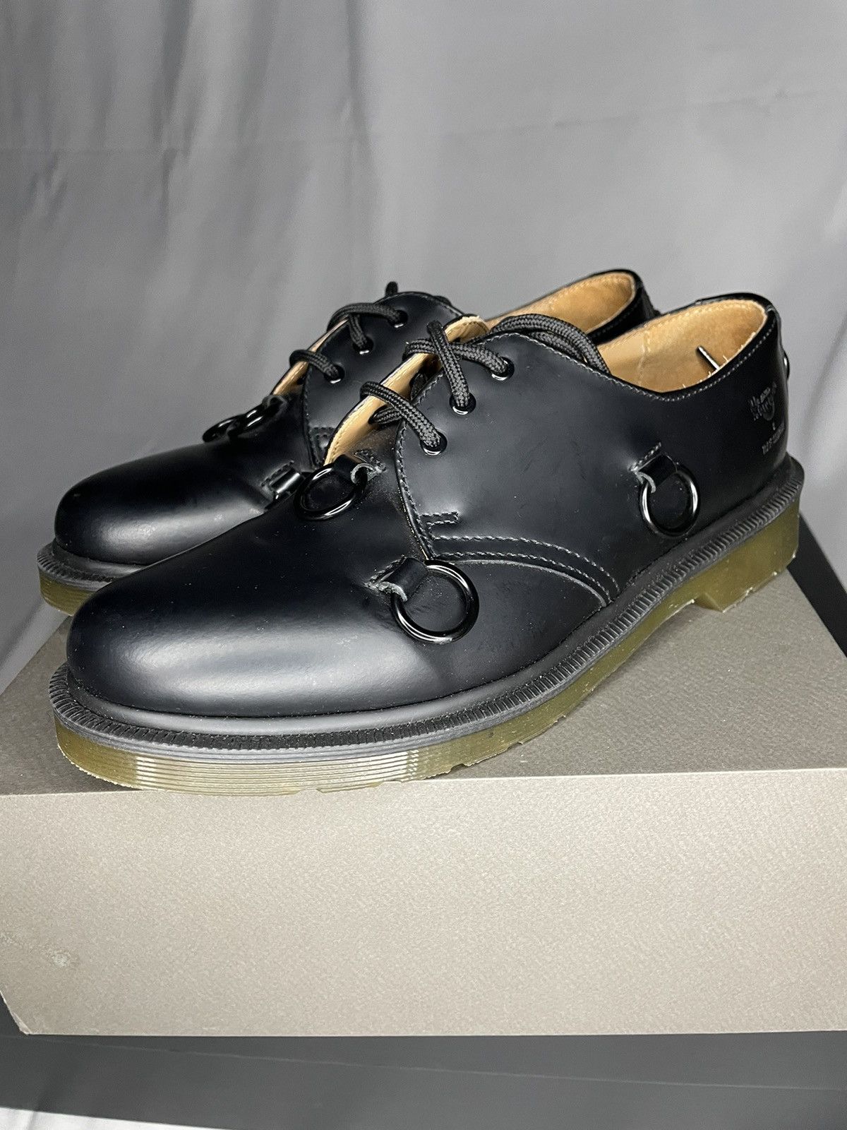 Raf Simons Raf Simons x Dr. Martens 1461 Leather Derby | Grailed