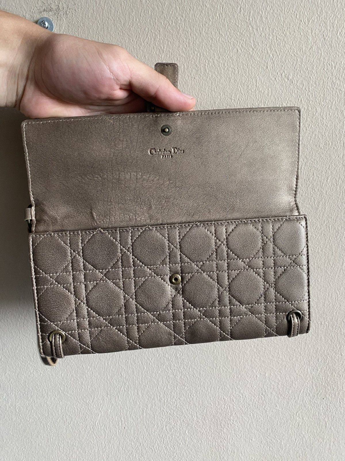 Christian Dior Monsieur Christian Dior Leather Clutch Size ONE SIZE - 9 Thumbnail