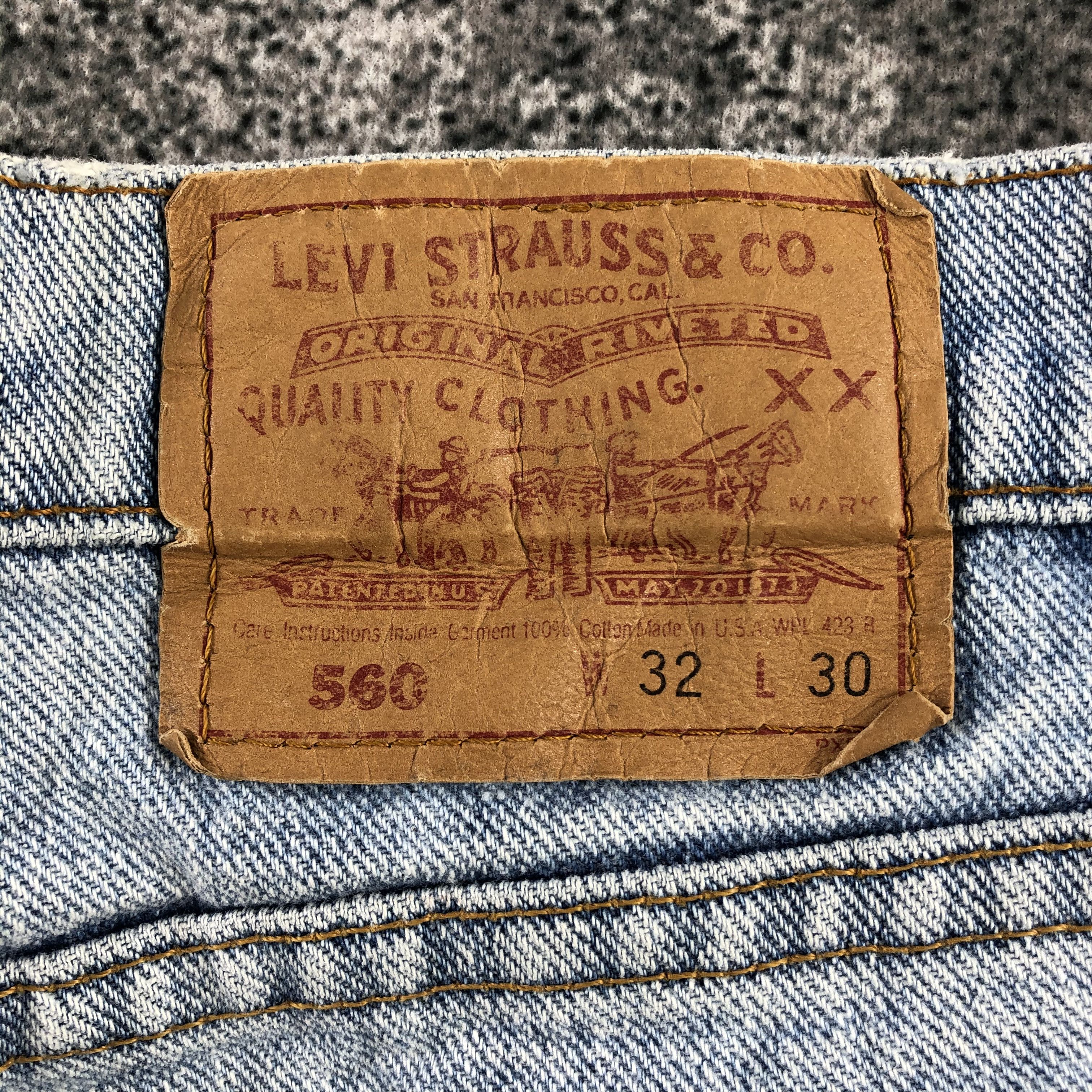 Levi's Vintage 90s Levis 560 Jeans Medium Wash Denim KJ930 Size US 32 / EU 48 - 5 Thumbnail