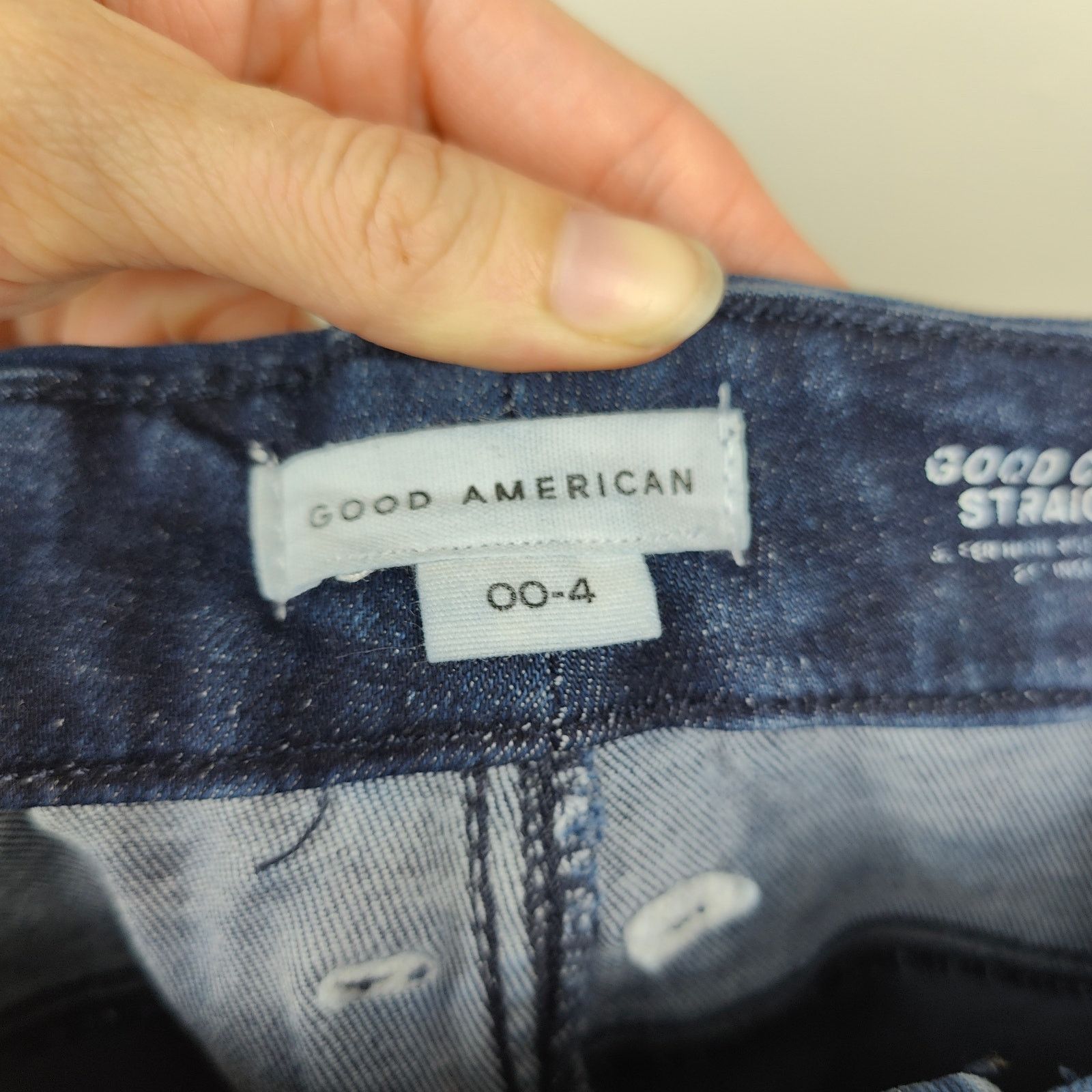 Good American Good American Always Fits Good Curve Straight Jeans 00-4 Size 27" / US 4 / IT 40 - 7 Thumbnail