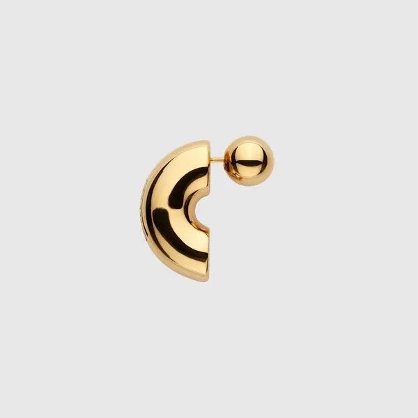 Gucci oc11z0126 Size: OS / Hollow G Motif Earrings In Gold Size ONE SIZE - 2 Thumbnail