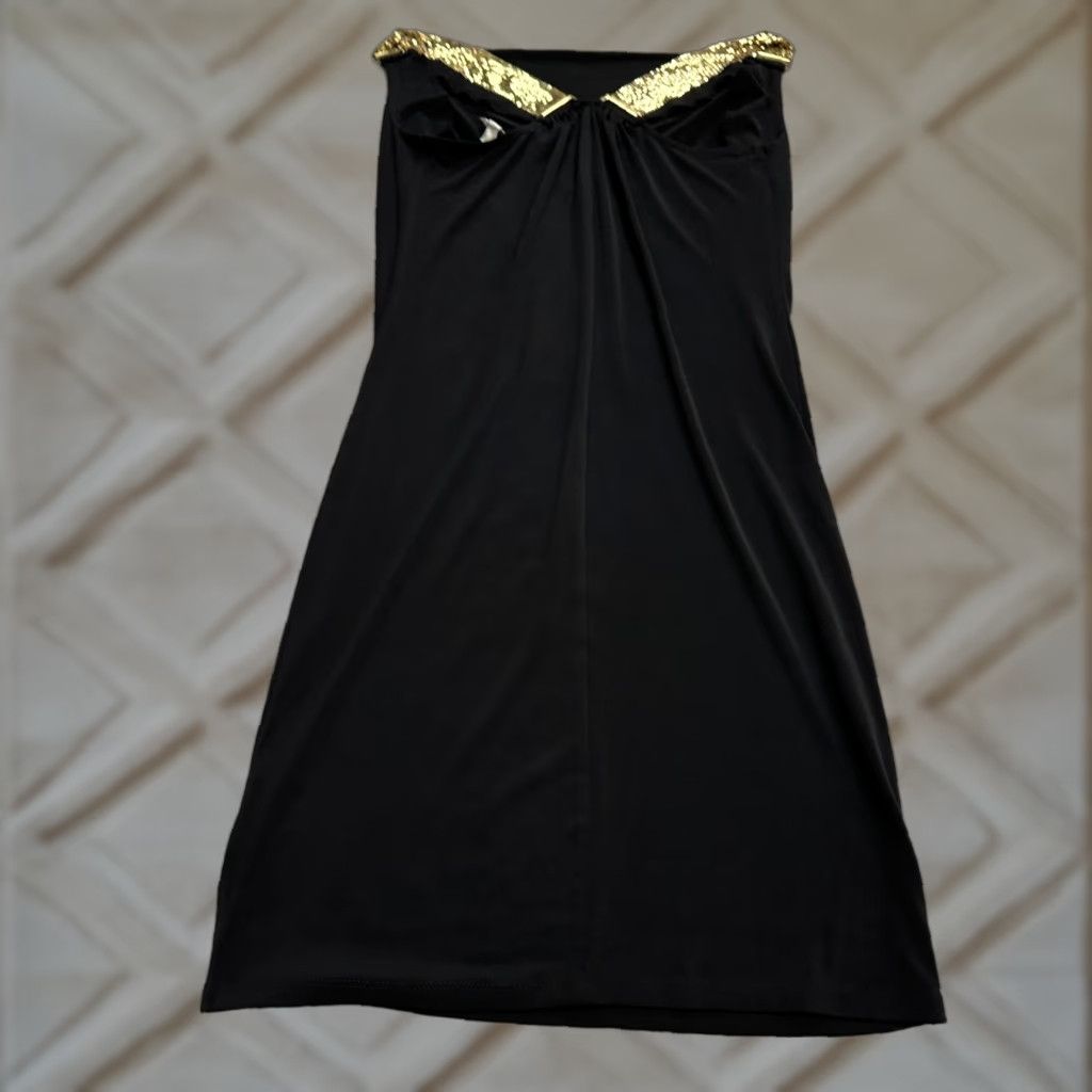 Michael Kors Michael Kors Embellished Pencil Midi Dress Women XXS Black Sleeveless Party Size XXS / US 00 / IT 34 - 1 Thumbnail