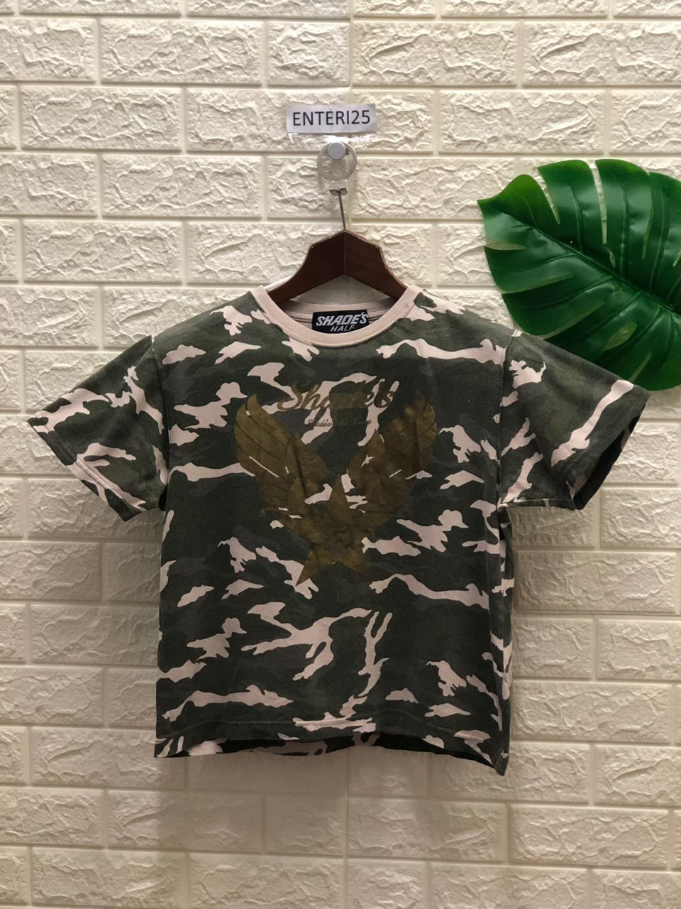 Japanese Brand camo green army Shades Half Lgb Style Size US M / EU 48-50 / 2 - 1 Thumbnail