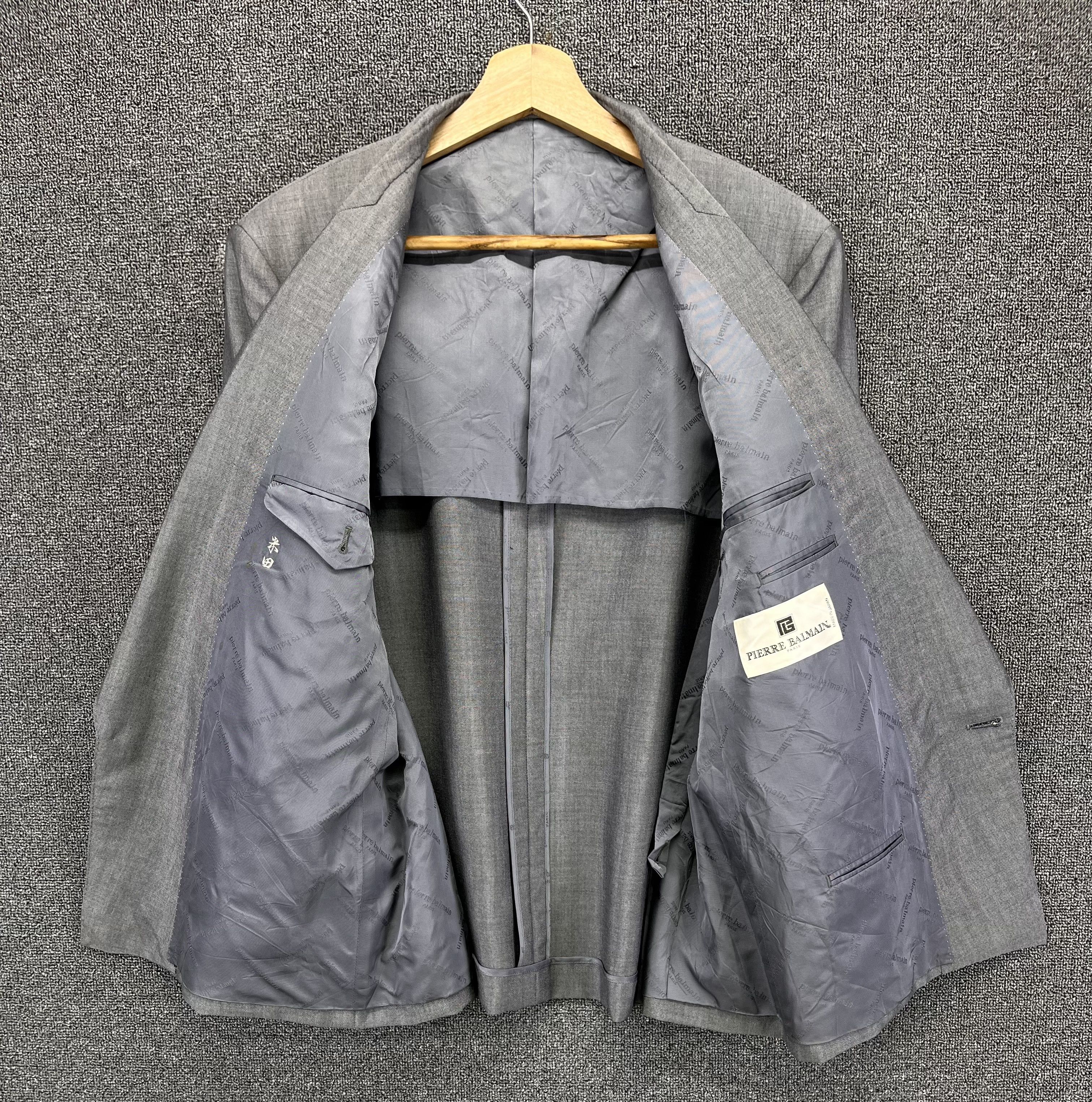 Balmain Vintage Pierre Balmain Luxury Wool Blazer Coat Jacket Size US M / EU 48-50 / 2 - 5 Thumbnail