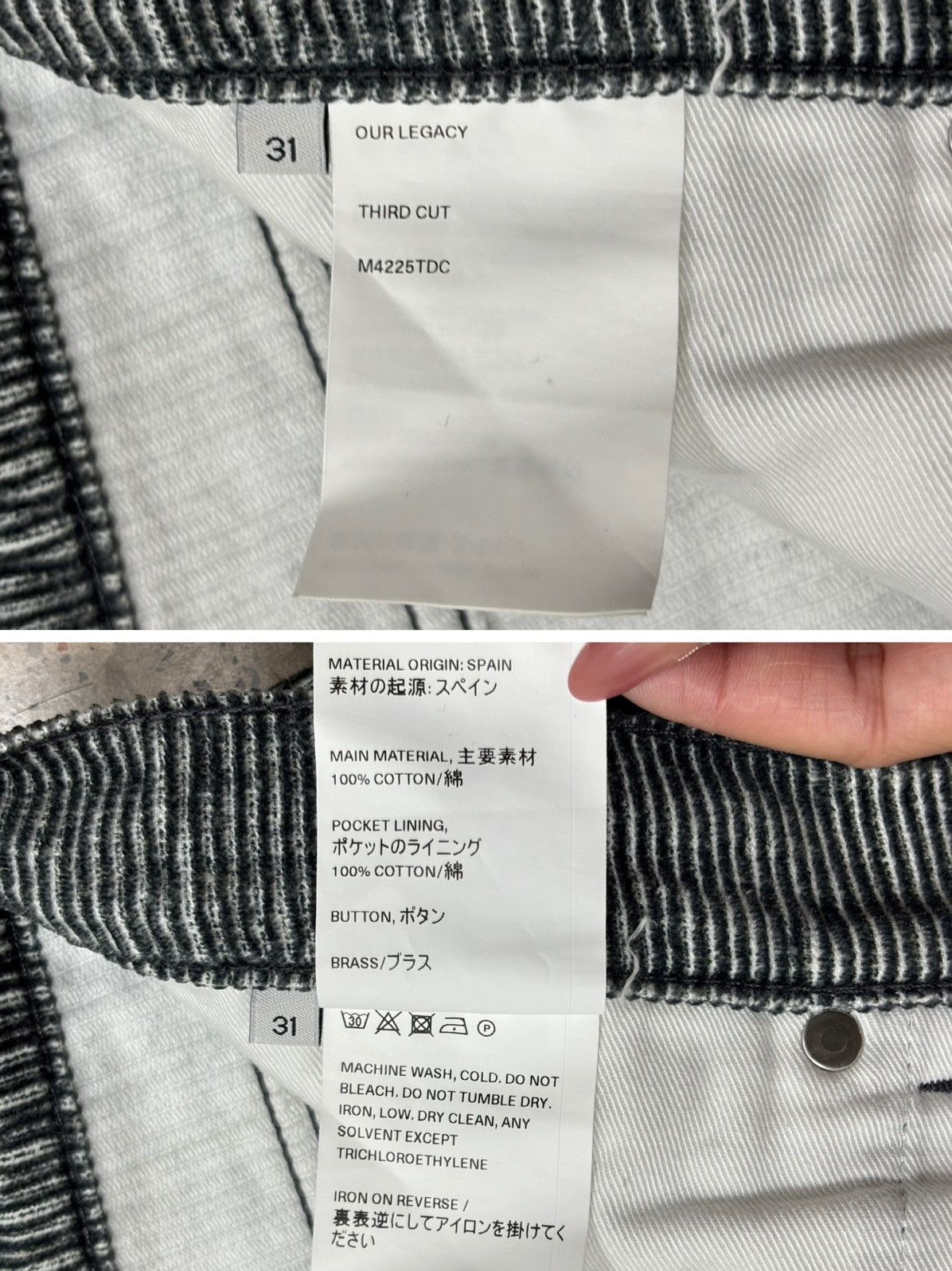 Our Legacy OUR LEGACY third cut corduroy pants Size US 31 - 8 Thumbnail