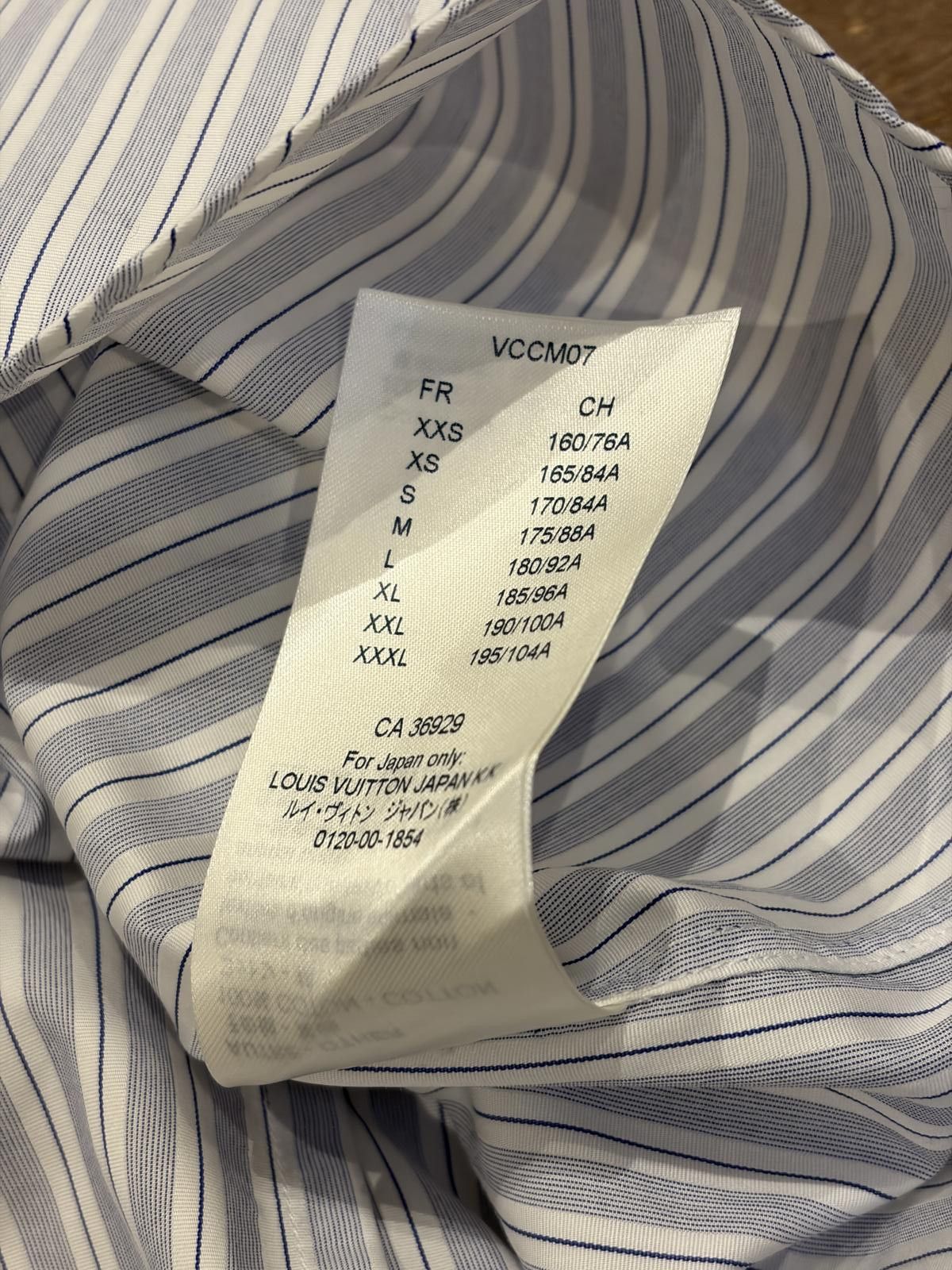 Louis Vuitton Louis Vuitton Slim Fit Striped Shirt Size US M / EU 48-50 / 2 - 12 Thumbnail