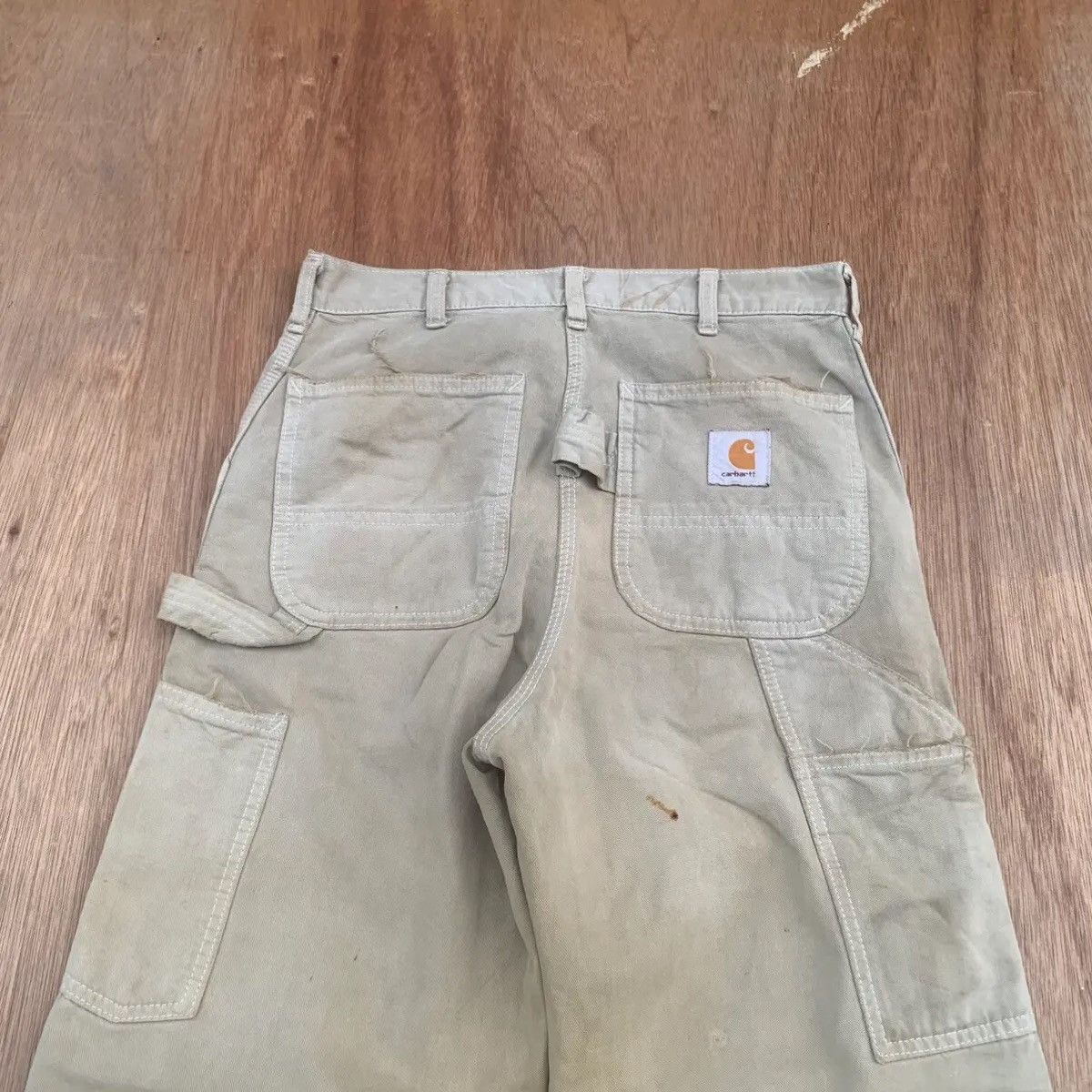 Carhartt CARHARTT TROUSERS RUSTY FADED WORK WEAR CARPENTER PANTS Size US 28 / EU 44 - 11 Thumbnail