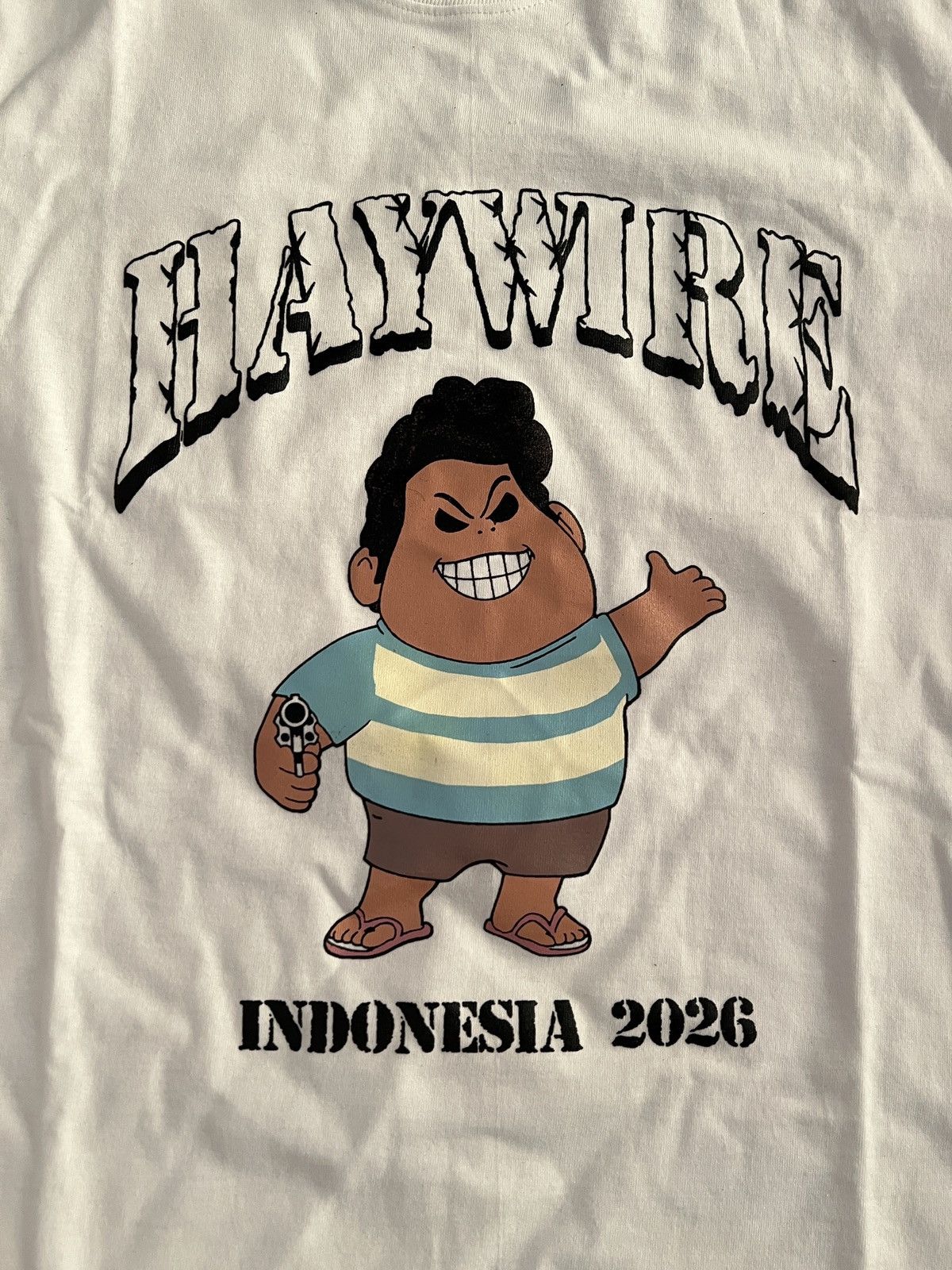 Haywire Hardcore Punk Tour Indonesia 2026 Title Fight Tee