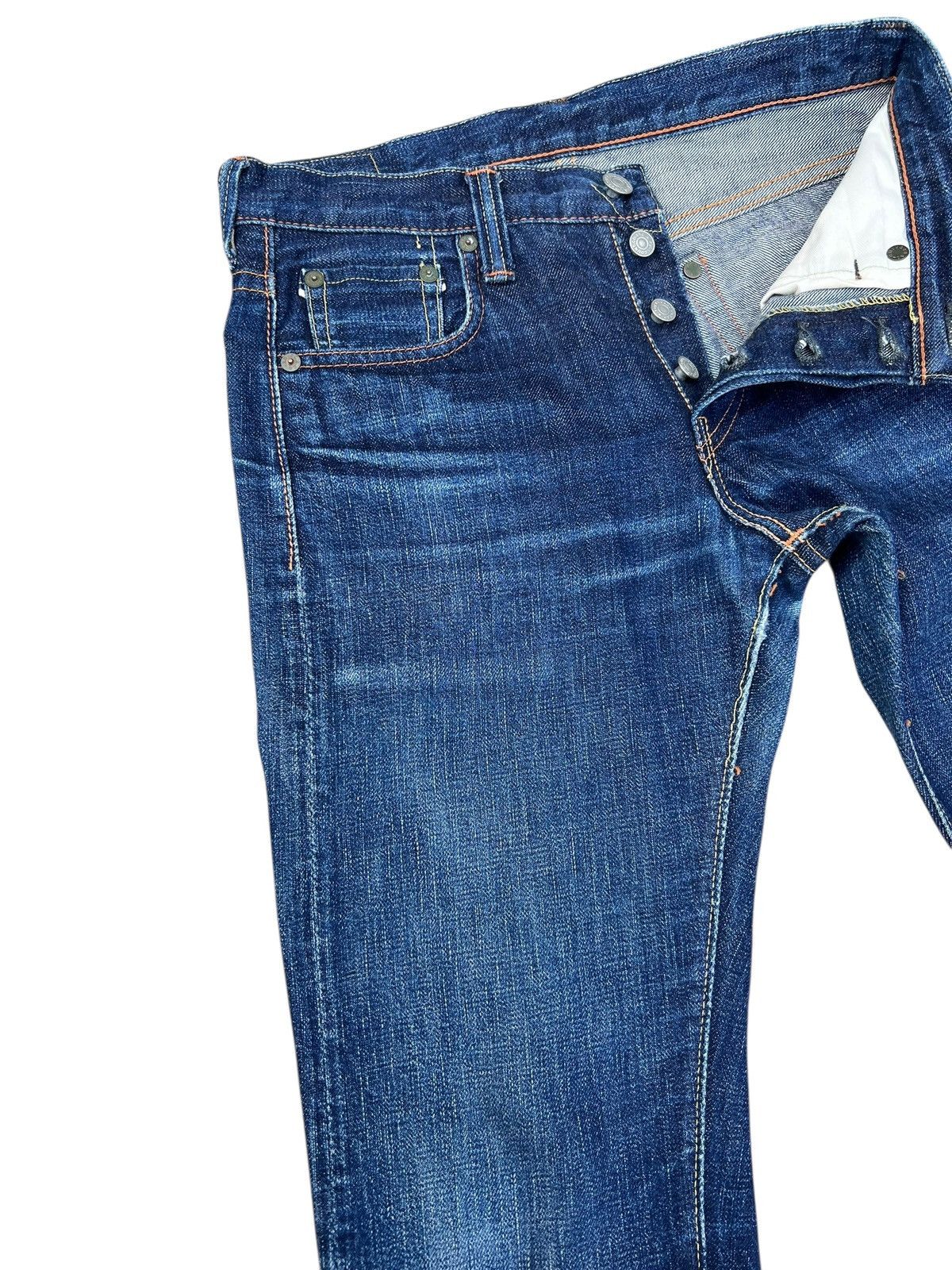 Full Count & Co. Vintage Full Count Japan Hidden Rivets Denim Selvedge Jeans Size US 27 - 8 Thumbnail