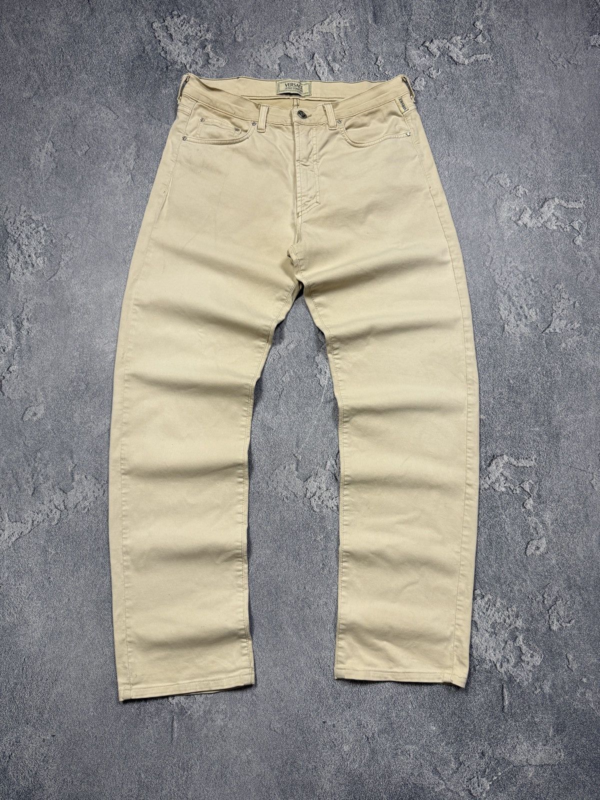 Versace Vintage Versace Jeans Signature With Metal Medusa Jeans Y2K Size US 35 - 2 Thumbnail