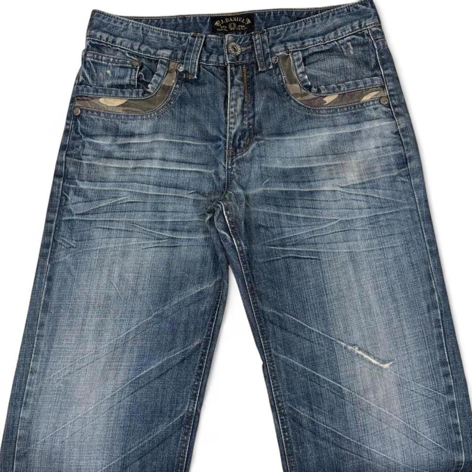 True Religion Y2K J.DANIEL UNIQUE DESIGN BOOTCUT STYLE DENIM JEANS Size US 32 / EU 48 - 5 Thumbnail