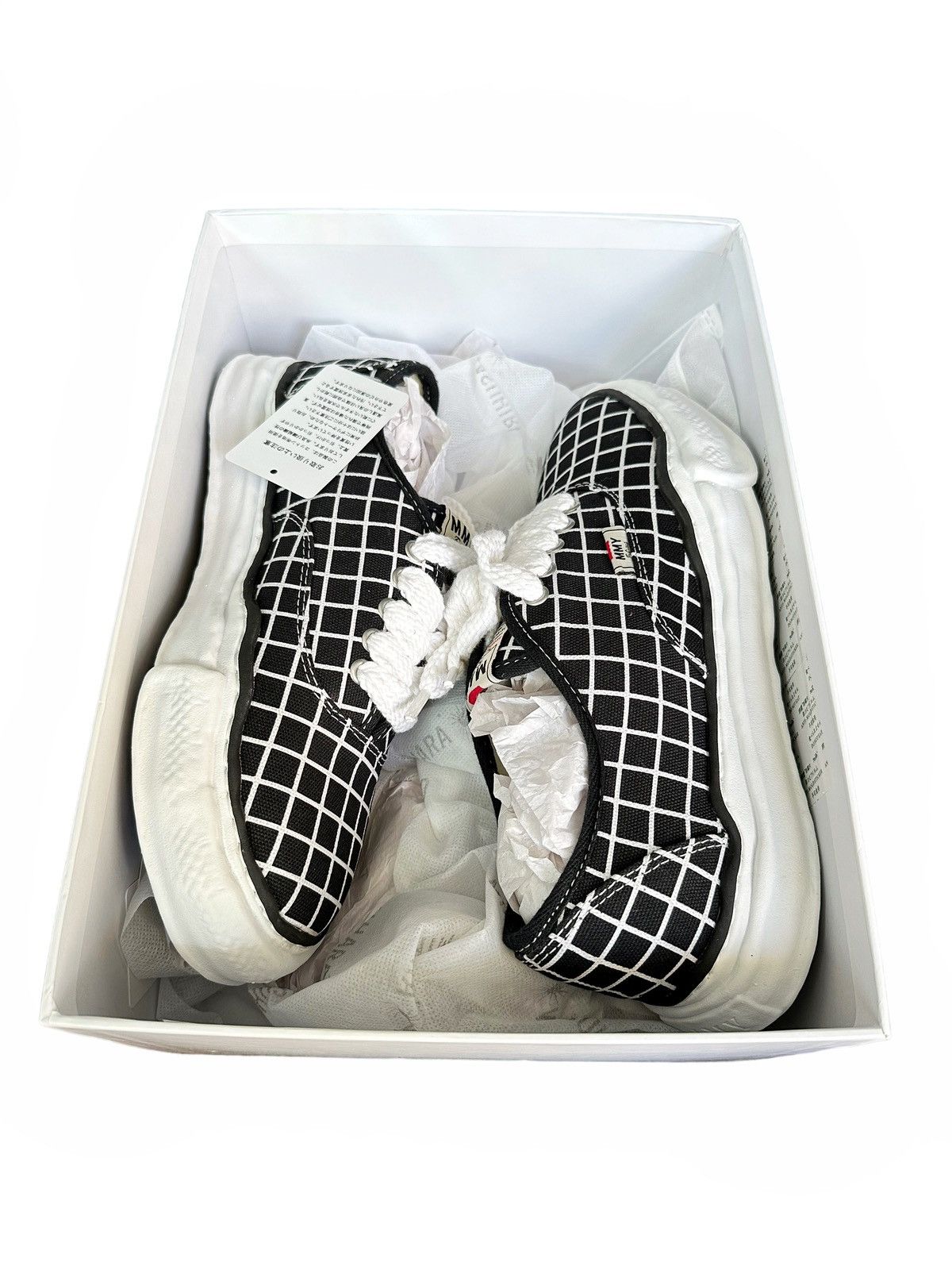 Maison MIHARA YASUHIRO Sz41 FW22 Grid Baker “Vans” Chunky Og Melt Sole Size US 8 / EU 41 - 2 Thumbnail