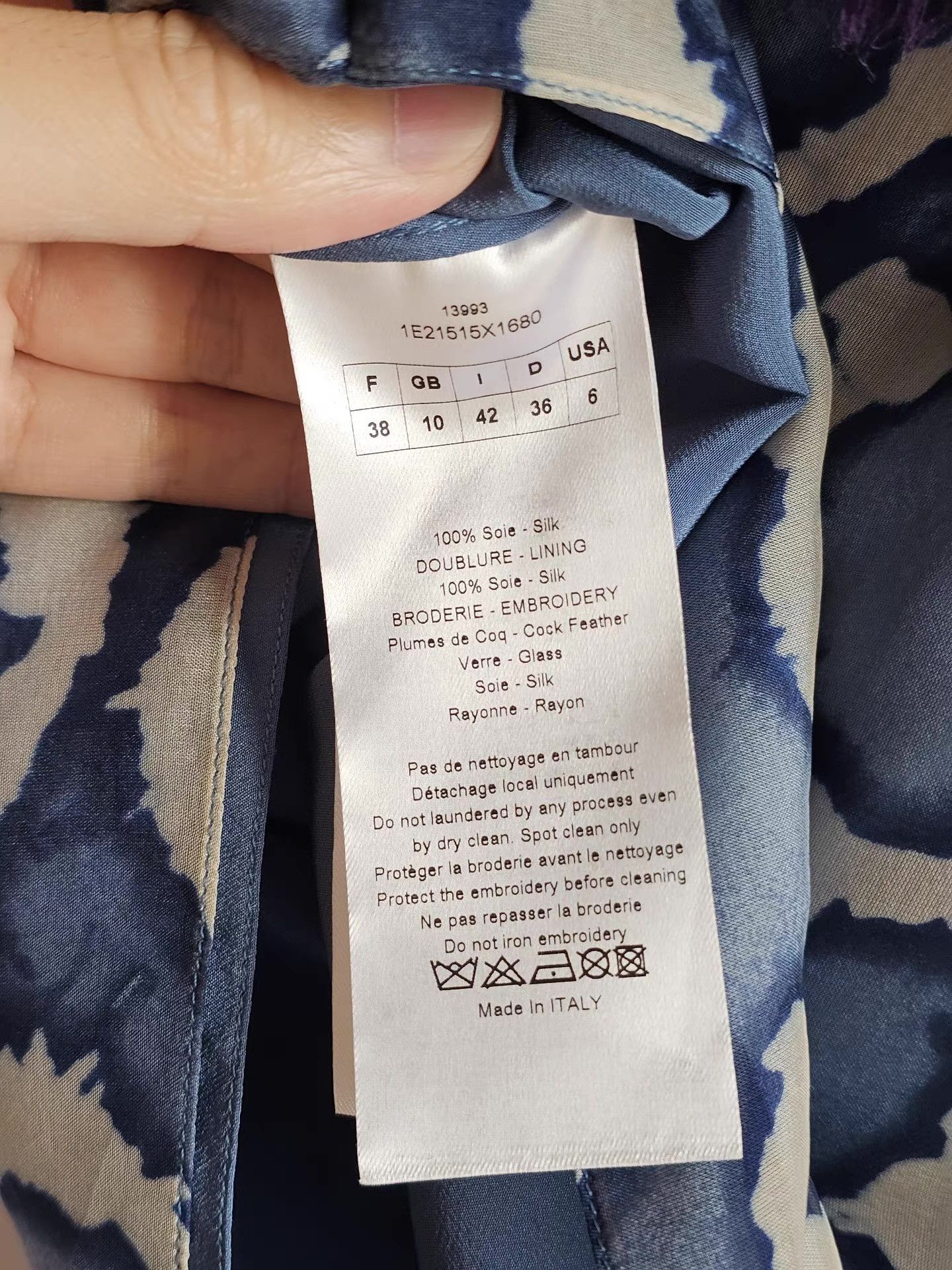 Dior Christian Dior silk glazed print camisole short-sleeve T Size US M / EU 48-50 / 2 - 7 Thumbnail
