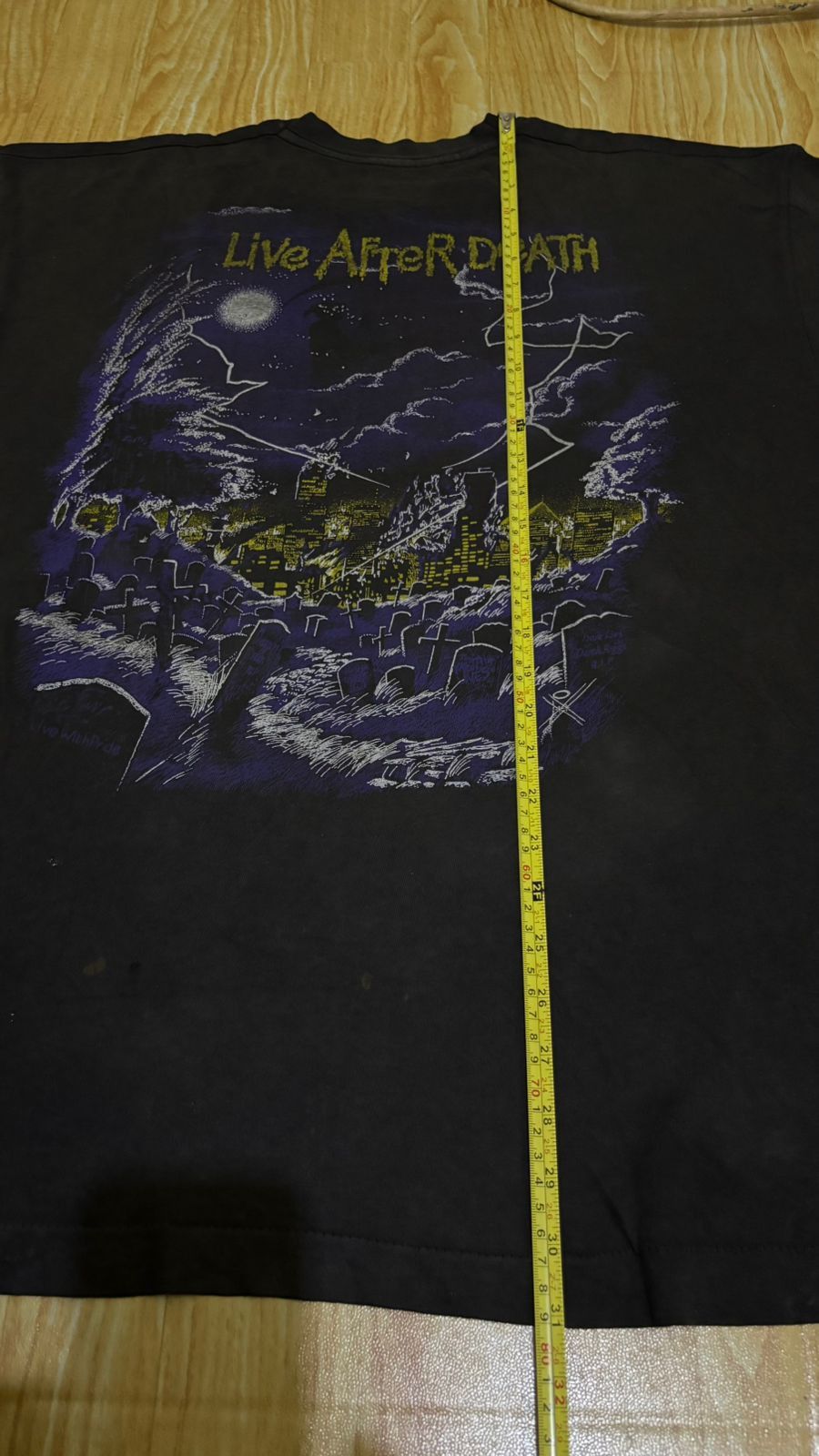 Iron Maiden vtg 80s iron maiden Life after death,Metallica,Ozzy Osbourne Size US XL / EU 56 / 4 - 8 Thumbnail