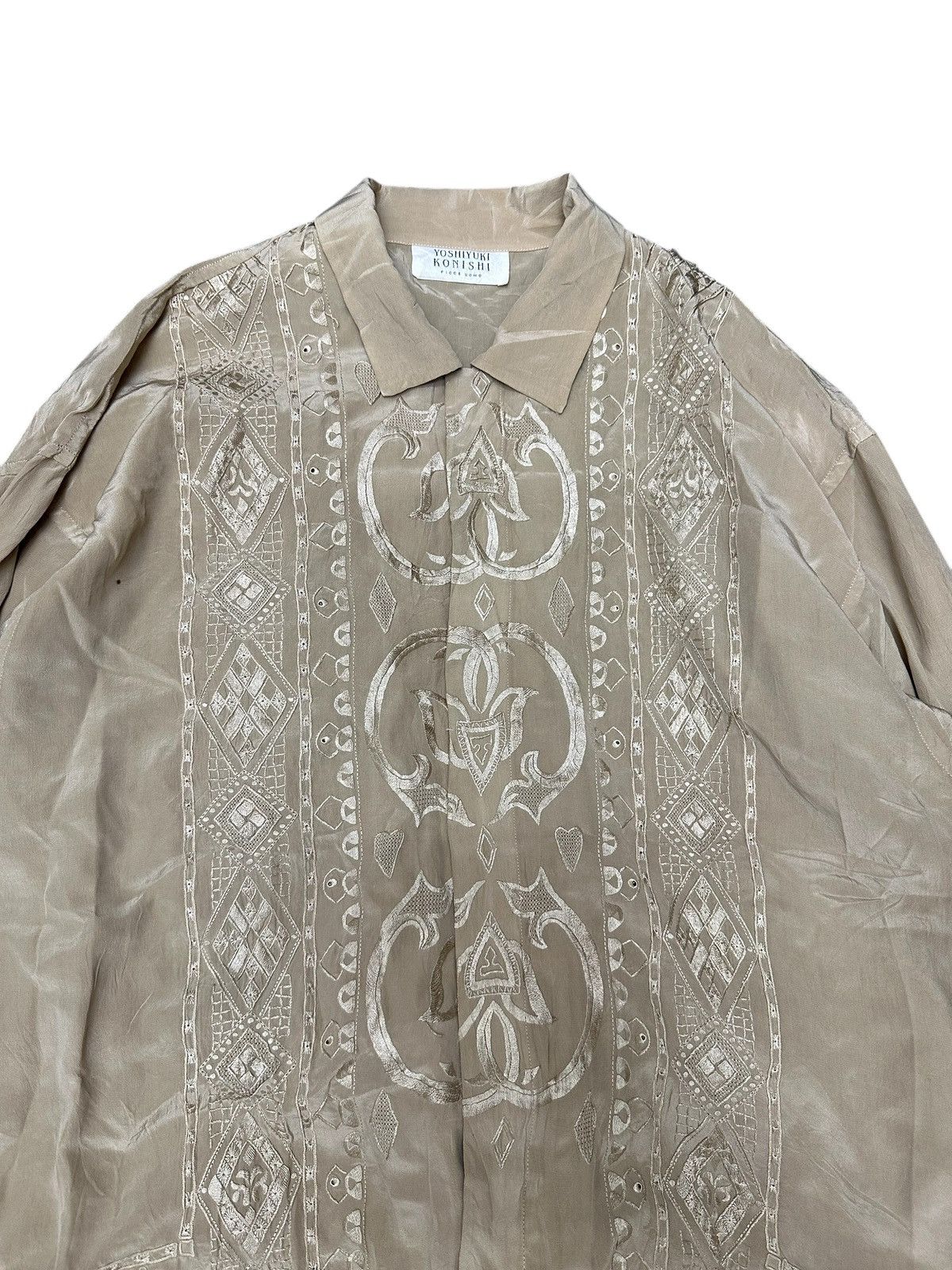 Yoshiyuki Konishi 1990s FICCE UOMO DESIGNED BY YOSHIYUKI KONISHI SHIRT Arabian Size US L / EU 52-54 / 3 - 2 Thumbnail