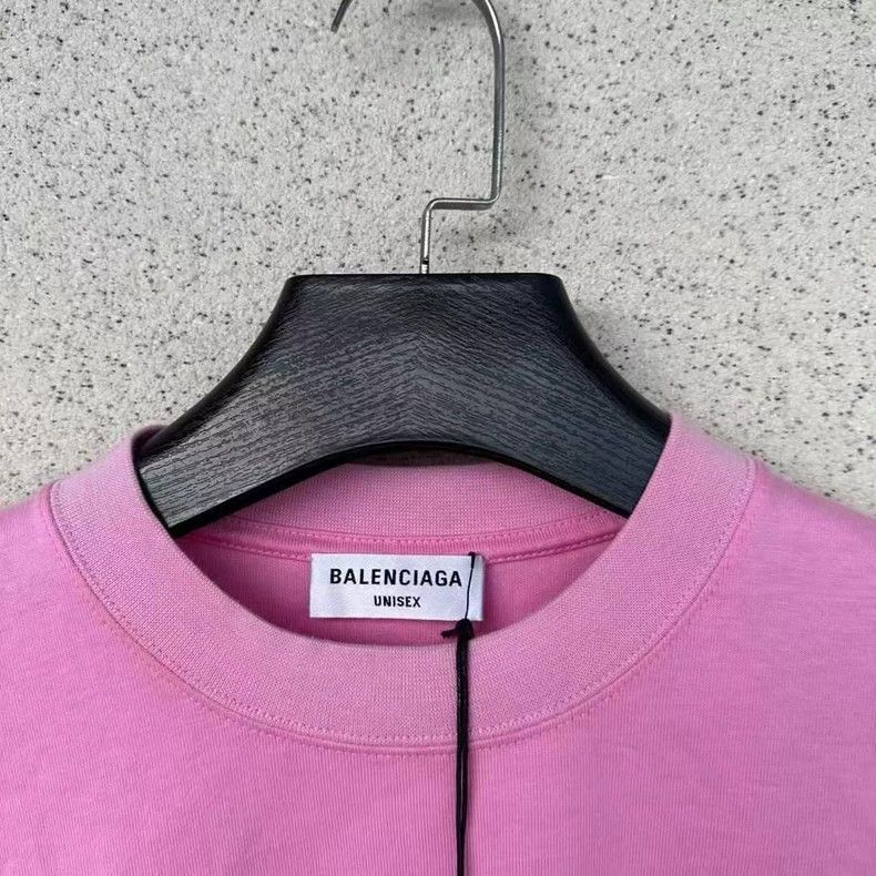 Balenciaga Balenciaga Pink Short Sleeve with Drill Lock Size US XS / EU 42 / 0 - 2 Thumbnail