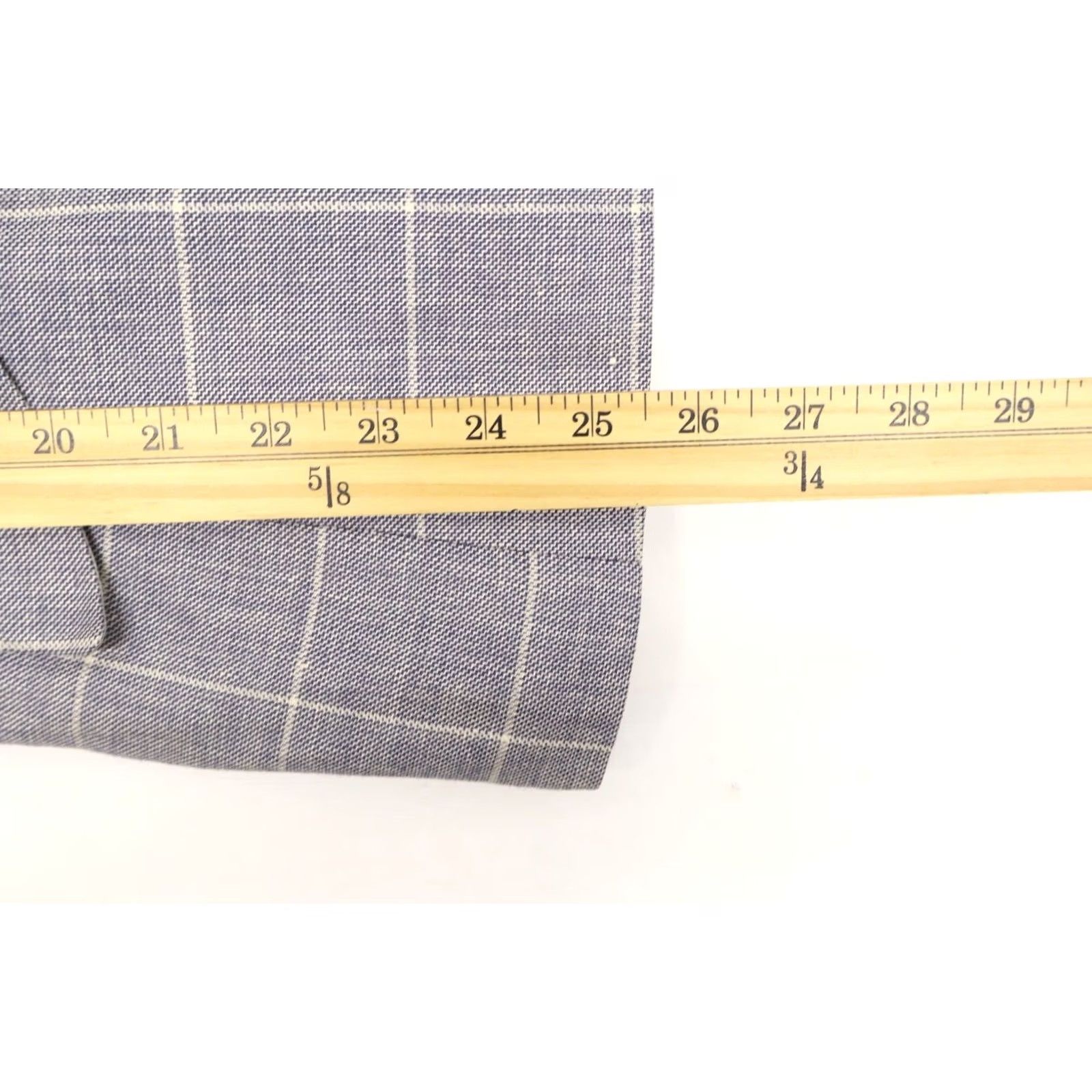 Brooks Brothers Brooks Brothers Women's Blazer Wool Linen Windowpane Blue Sz 10 Size L / US 10 / IT 46 - 5 Thumbnail