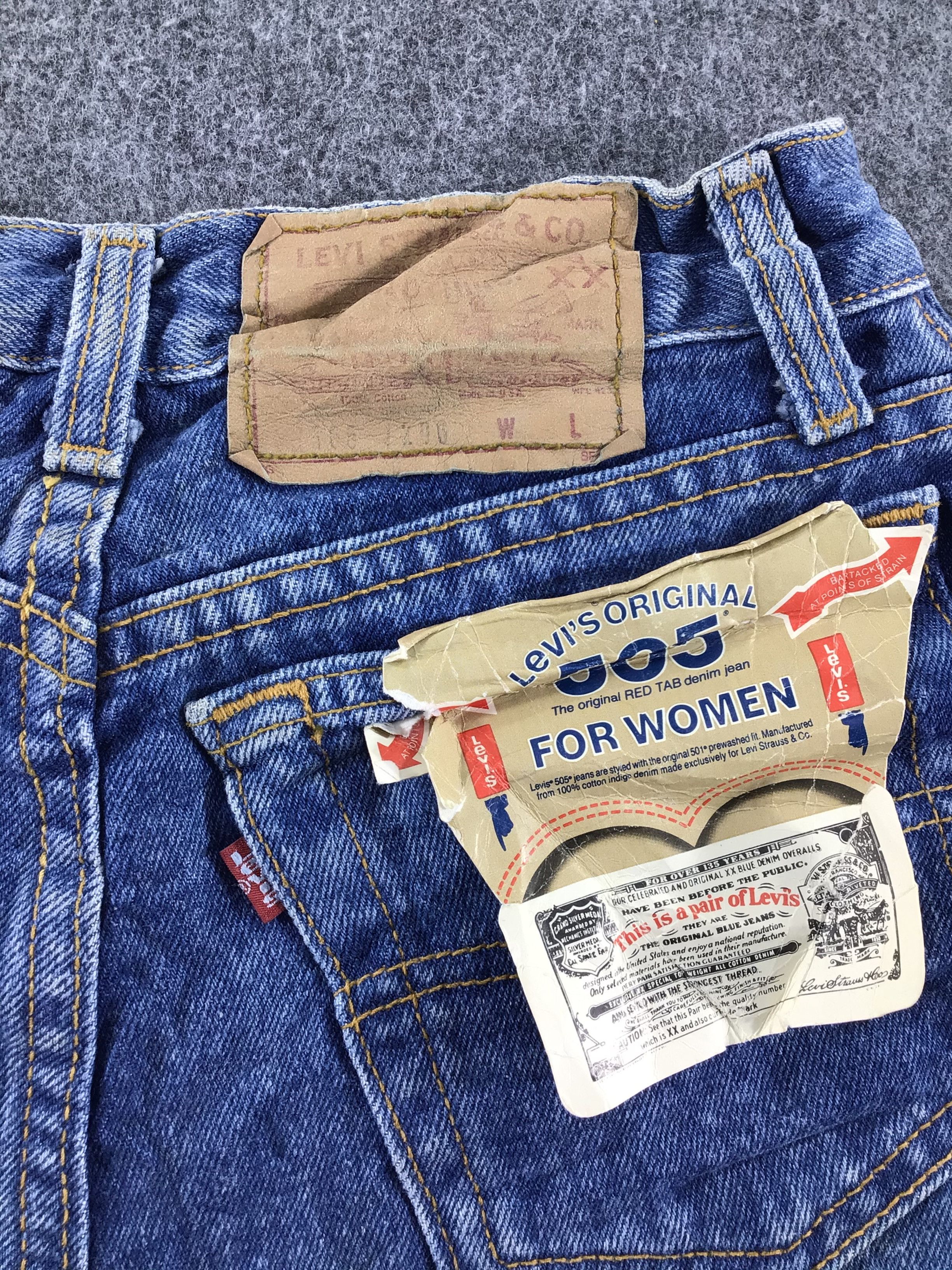 Levi's W24 90s Vintage Levis 505 Jeans-J630 Size US 26 / EU 42 - 5 Thumbnail
