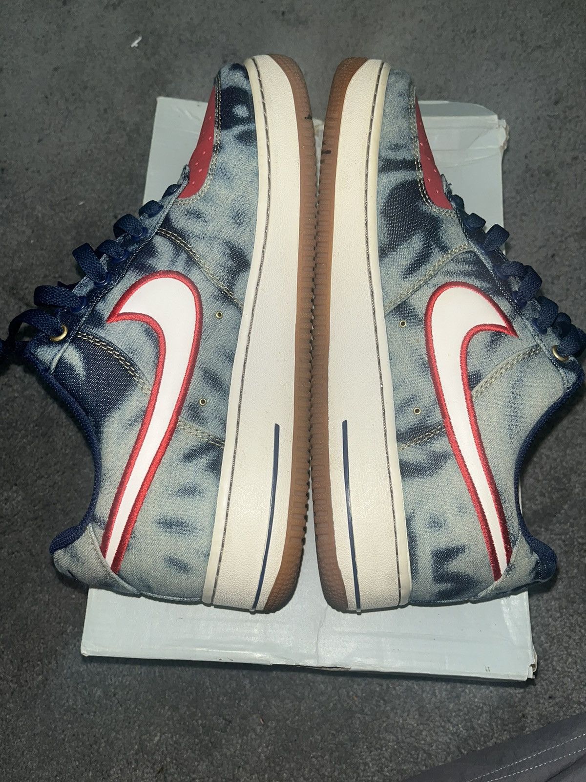 Nike Air force 1s “07 Denim” Size US 9 / EU 42 - 4 Thumbnail