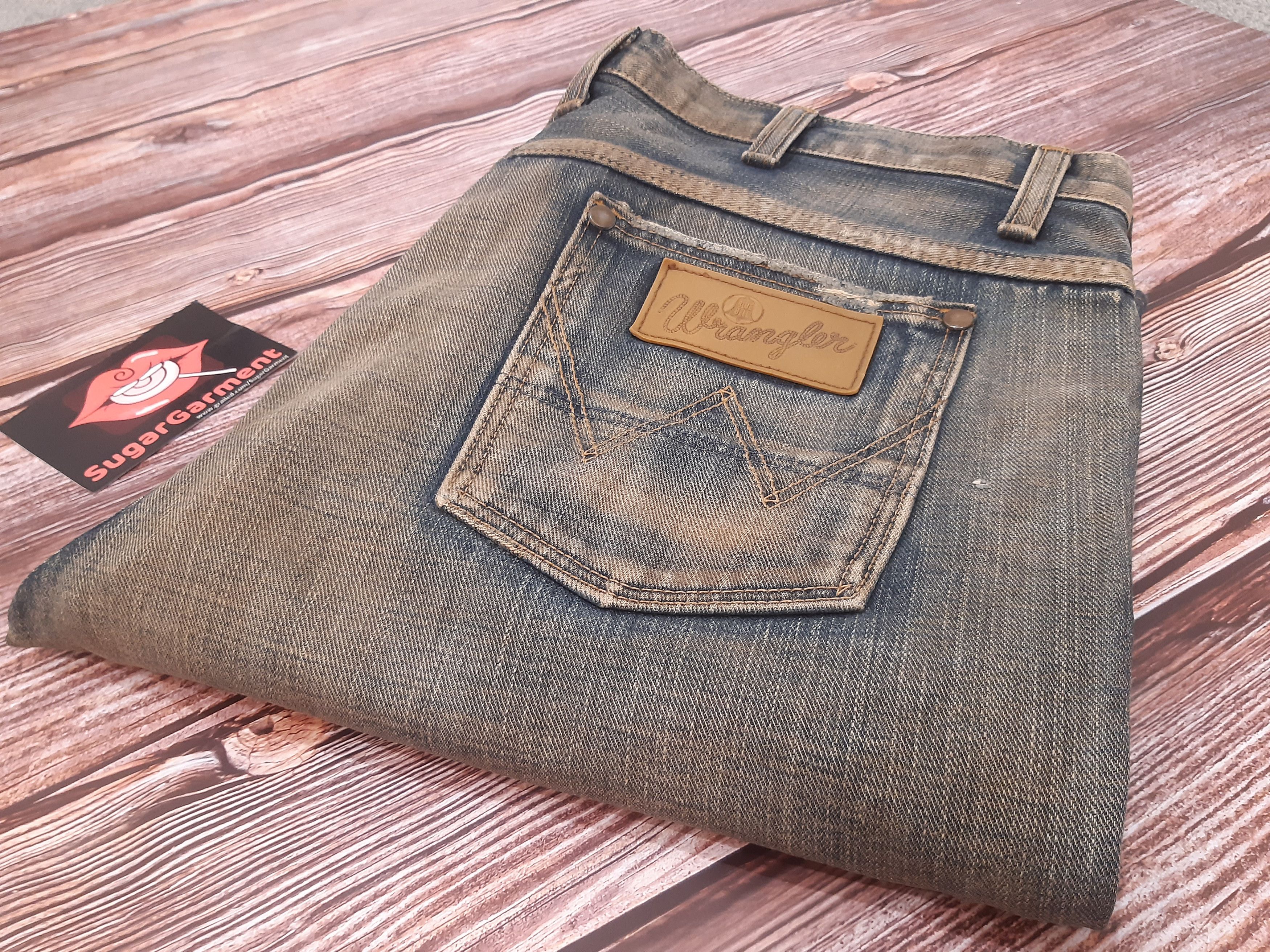 Japanese Brand Bootcut Flare Jeans Wrangler Vintage Size US 35 - 20 Thumbnail