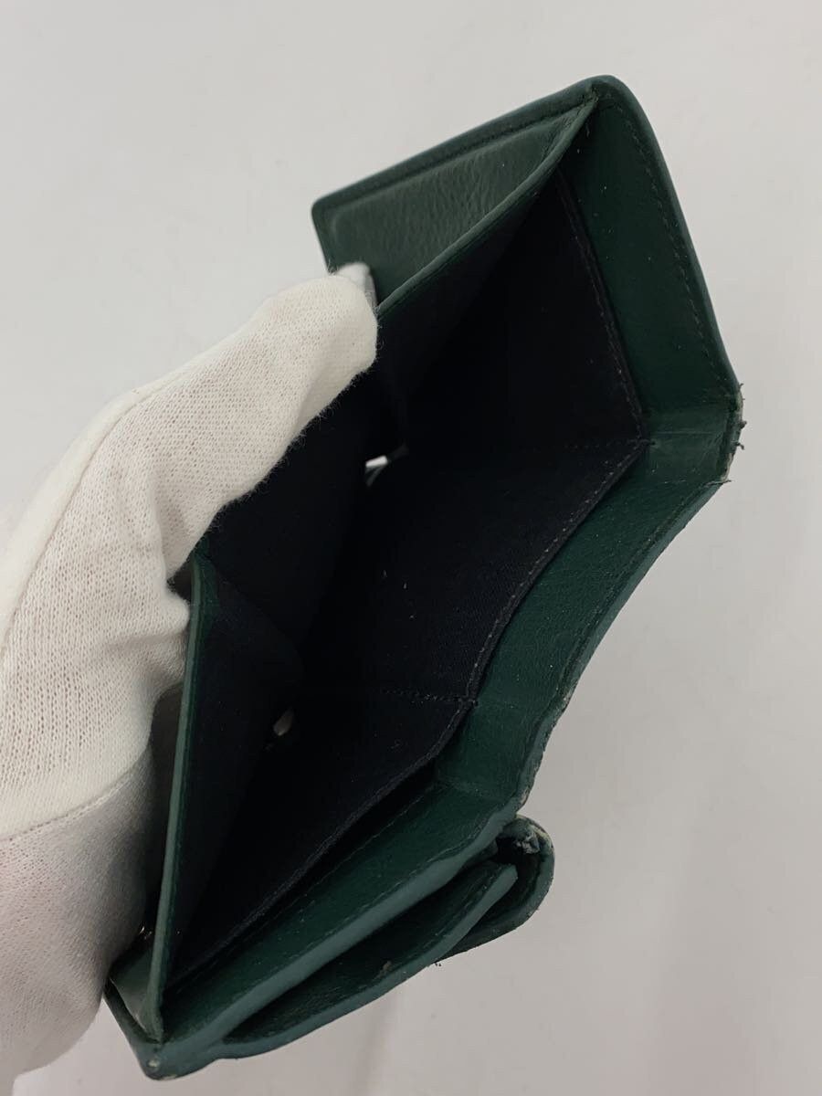 Balenciaga Balenciaga Leather Bi-Fold Wallet Green Size ONE SIZE - 5 Thumbnail