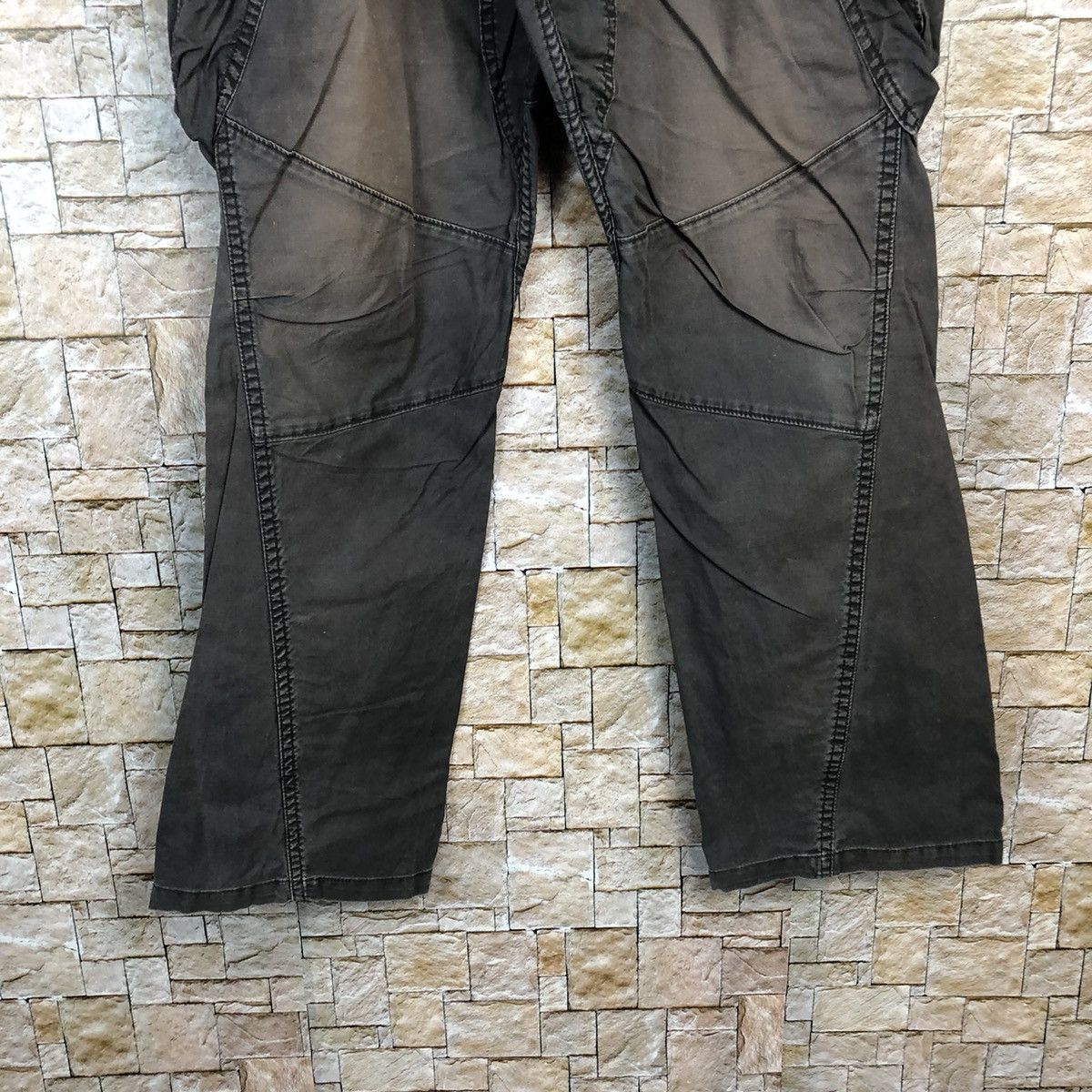 Japanese Brand Flash Report Brown Cargo Multipocket Pants #A351 Size US 34 / EU 50 - 7 Thumbnail