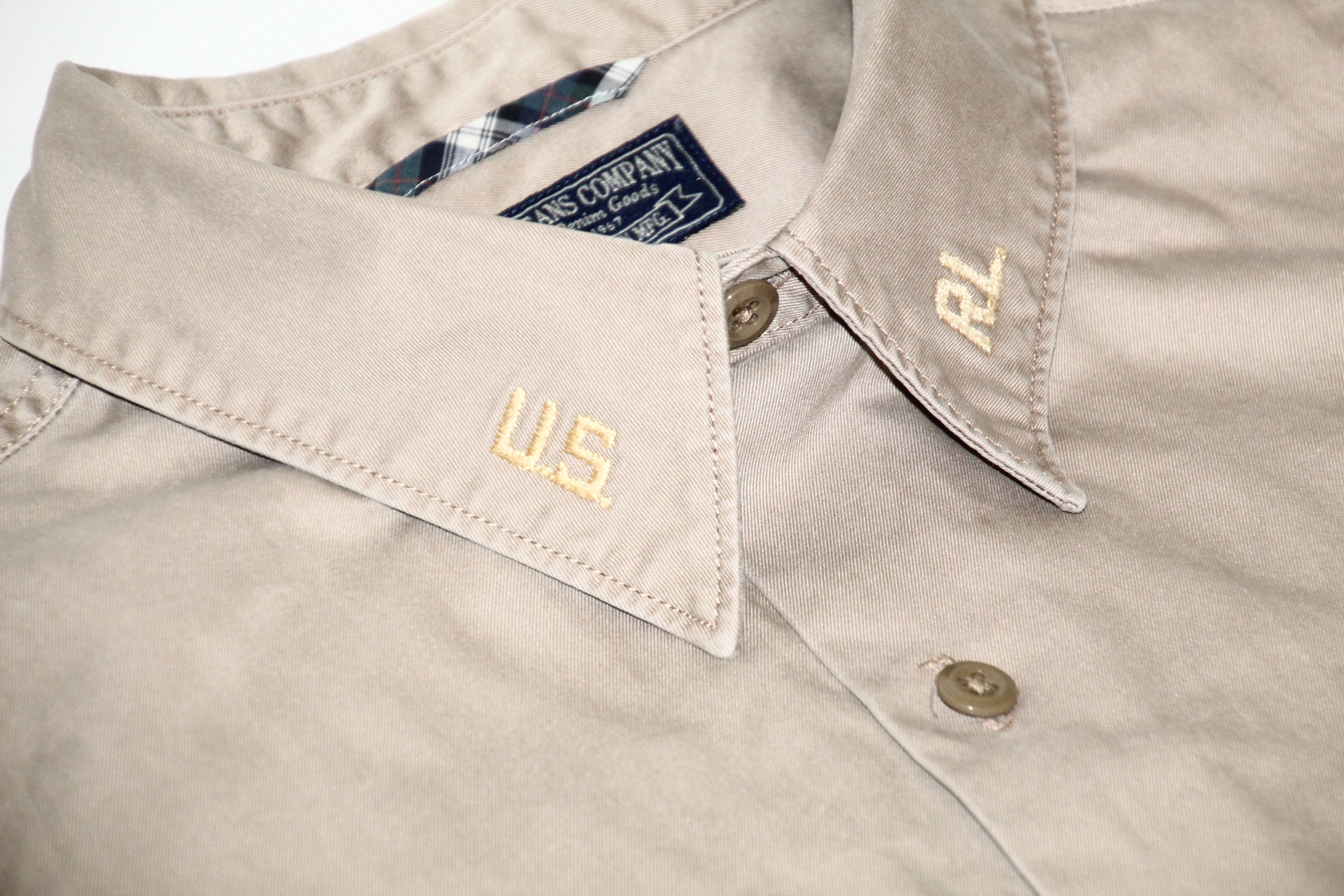 Polo Ralph Lauren Polo Jeans Co. U.S.-R.L. Military Brushed Cotton Overshirt Size US S / EU 44-46 / 1 - 10 Thumbnail
