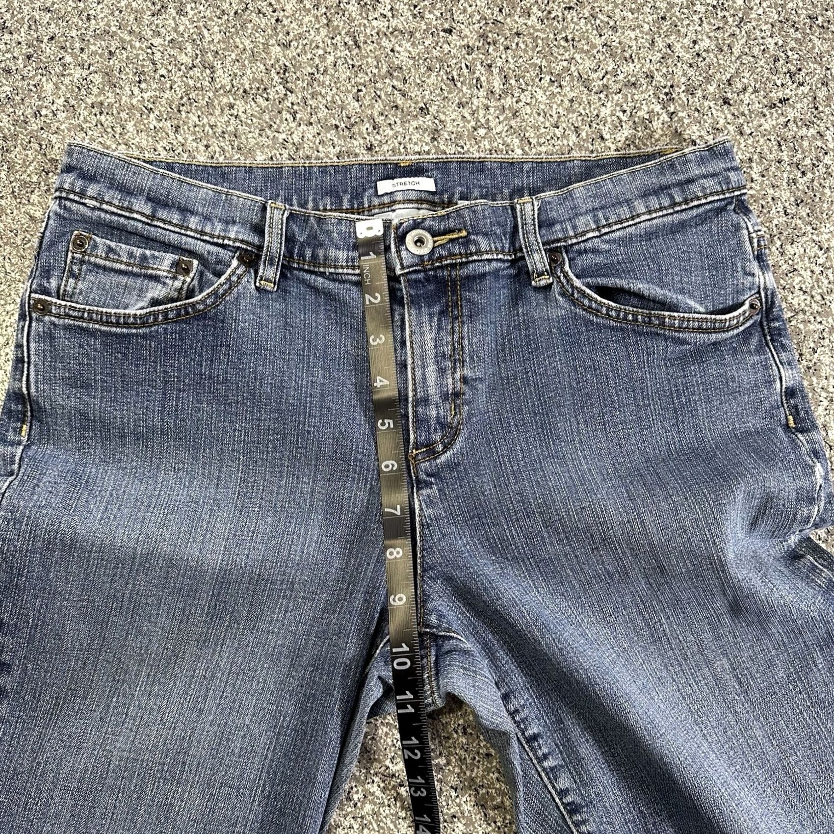 Liz Claiborne Liz Claiborne Jeans Womens 12 Regular 32x30 Mid Rise Straight Stretch Denim Size 30" / US 8 / IT 44 - 7 Thumbnail