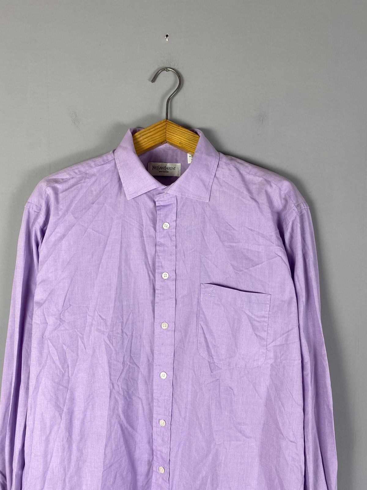 Yves Saint Laurent Vintage Yves Saint Laurent shirt Size US L / EU 52-54 / 3 - 2 Thumbnail