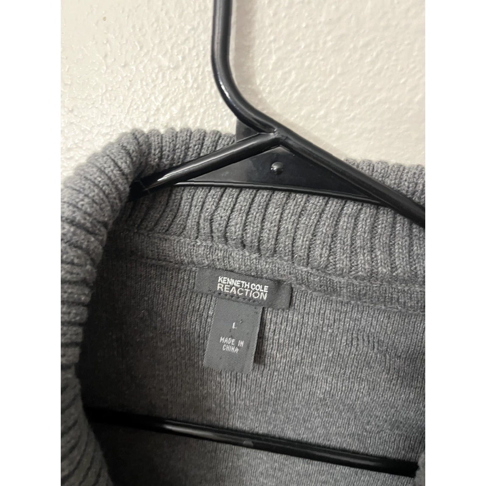 Kenneth Cole Kenneth Cole Reaction Women's Sweater Large Short Sleeve Cowl Neck Gray Casual Travel Work Size L / US 10 / IT 46 - 2 Thumbnail