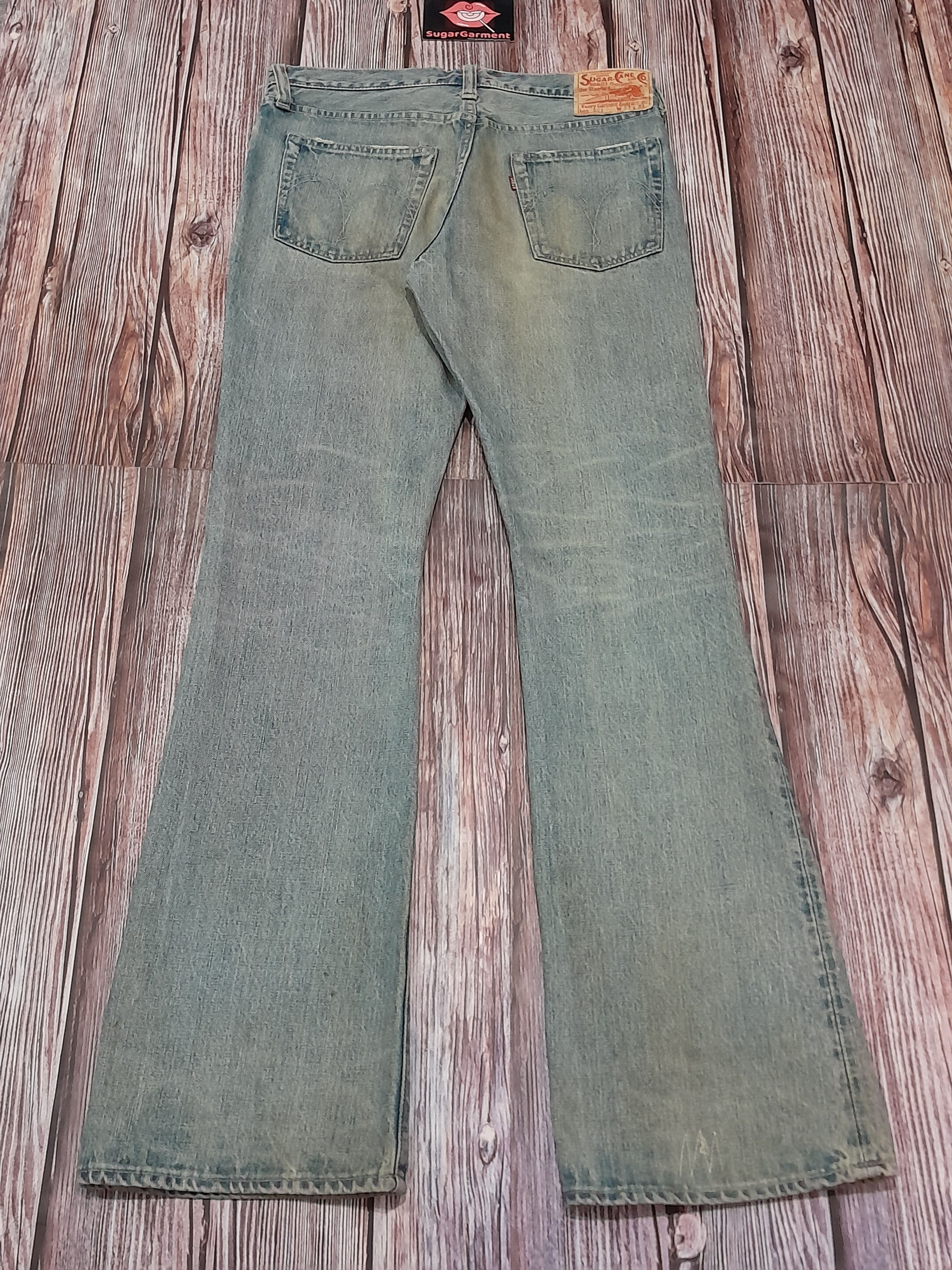 Sugar Cane Sugar Cane Bootcut Flare Bell Bottom Jeans Vintage Size US 32 / EU 48 - 18 Thumbnail
