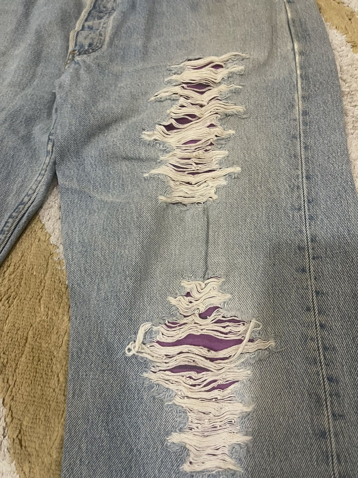 Levi's Vintage Clothing ❌SUMMER SALE❌VINTAGE LEVI’S DISTRESSED JEANS KURT COBAIN Size US 36 / EU 52 - 4 Thumbnail