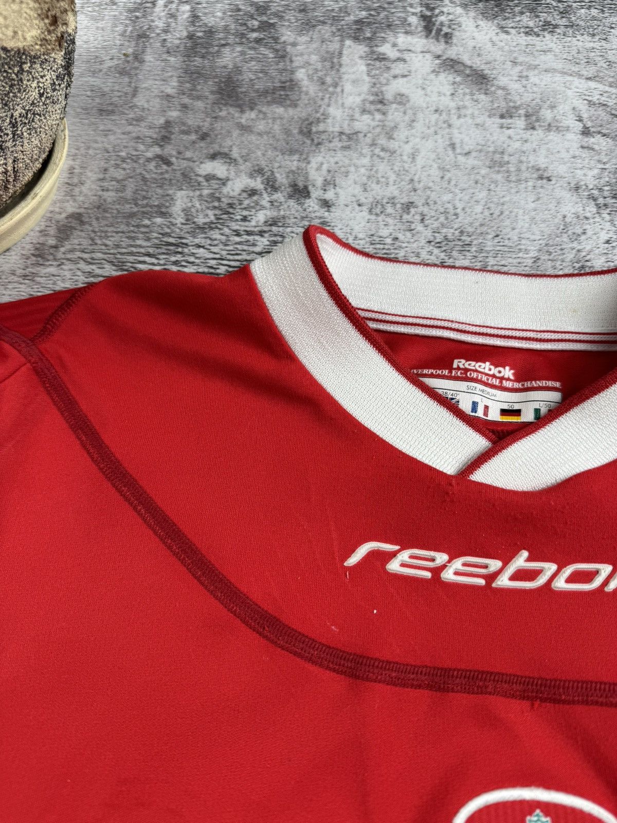 Reebok Vintage Liverpool 2002/2004 Home Football Shirt Jersey Kit Size US M / EU 48-50 / 2 - 10 Thumbnail