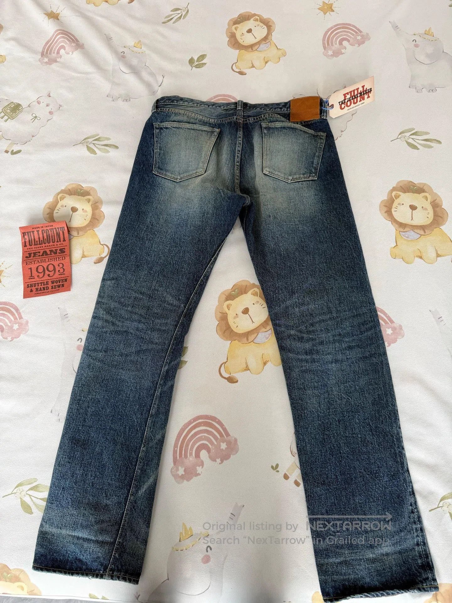 Full Count & Co. FULLCOUNT 1108 Fear Of Dark Straight Jeans. Size US 36 / EU 52 - 2 Thumbnail