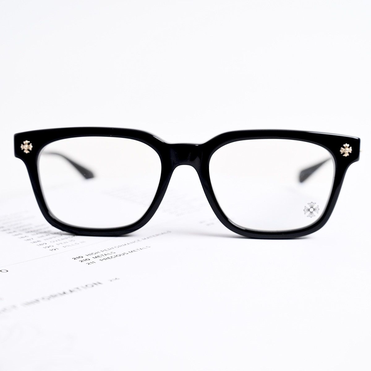 Chrome Hearts CHROME HEARTS COX UCKER BLACK 18K GOLD PLATED GLASSES Size ONE SIZE - 9 Thumbnail