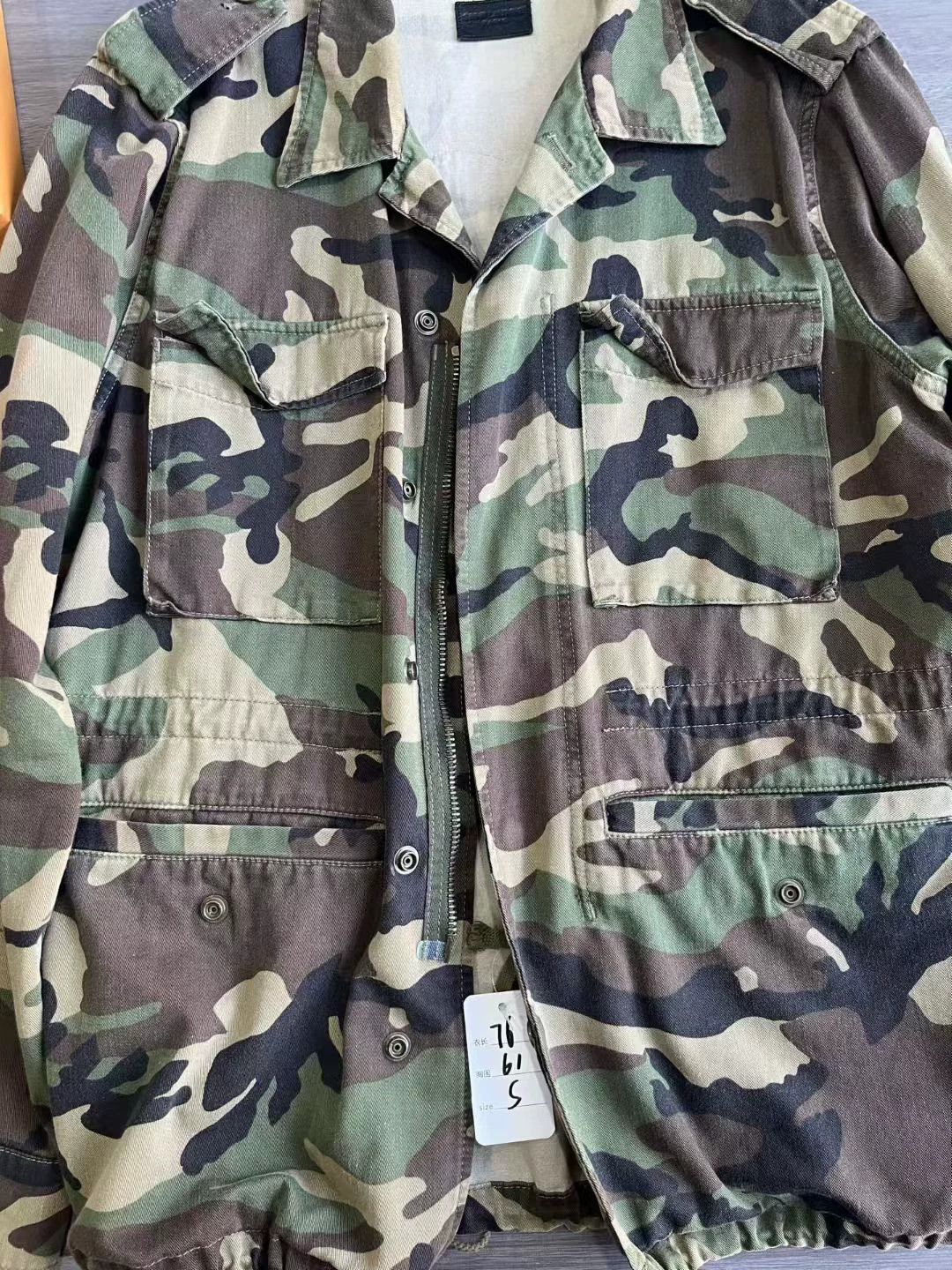 Saint Laurent Paris Saint Laurent SLP camouflage multi-pocket workwear jacket Size US S / EU 44-46 / 1 - 4 Thumbnail