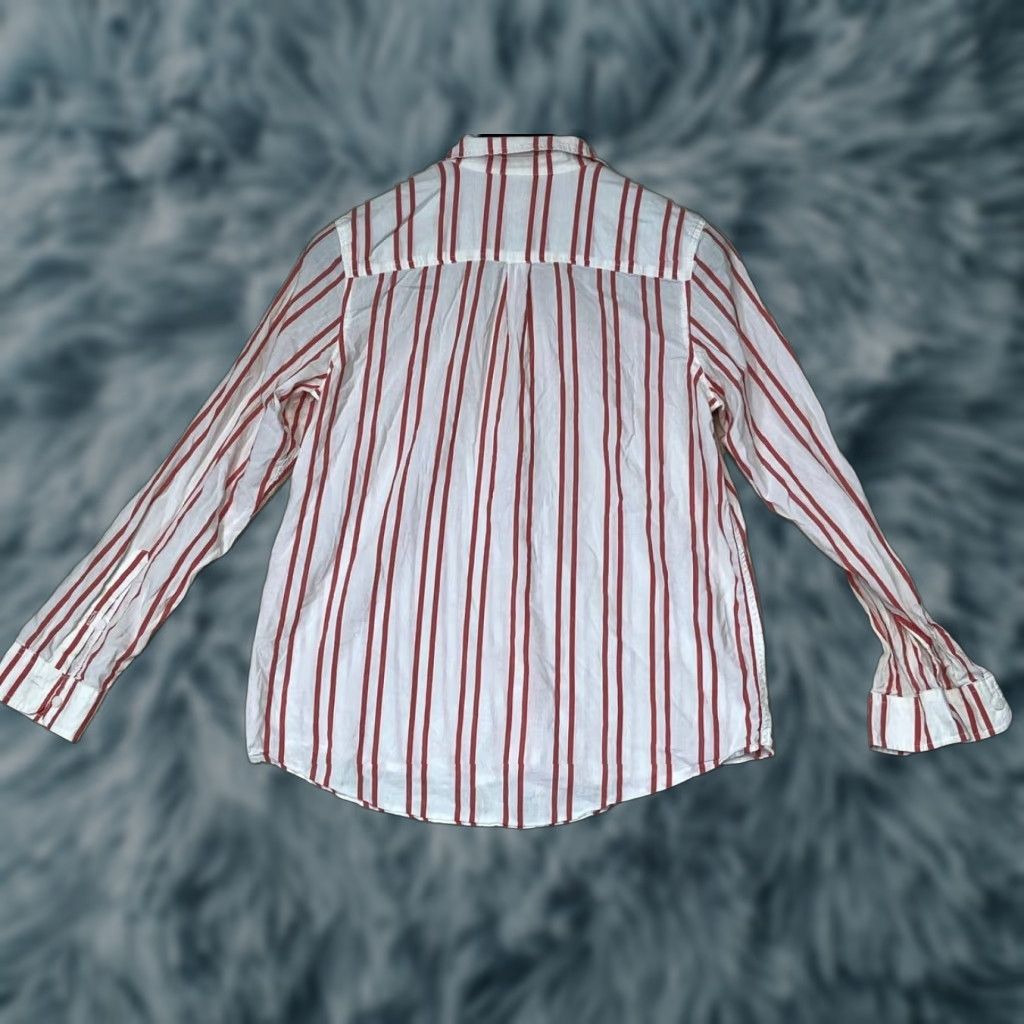 Marine Layer Marine Layer Button-Up Shirt Long Sleeve Striped Women M Multicolor Size M / US 6-8 / IT 42-44 - 1 Thumbnail