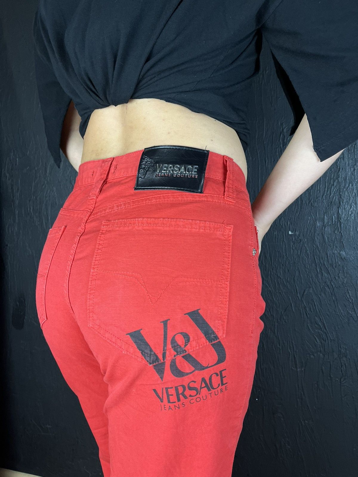 Versace Jeans Couture ❤️Versace Jeans Couture light cotton pants Size 28" / US 6 / IT 42 - 2 Thumbnail