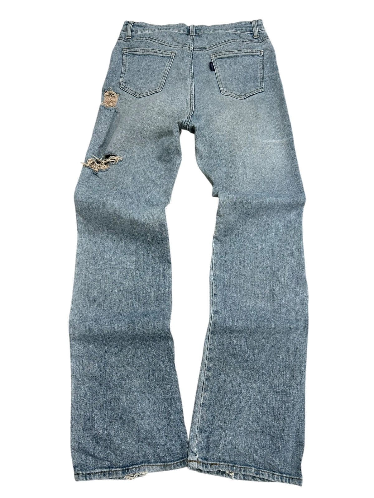 20471120 × Japanese Brand Daily Topic Japan Light Blue Jean Distressed Grunge Style Size US 28 / EU 44 - 8 Thumbnail