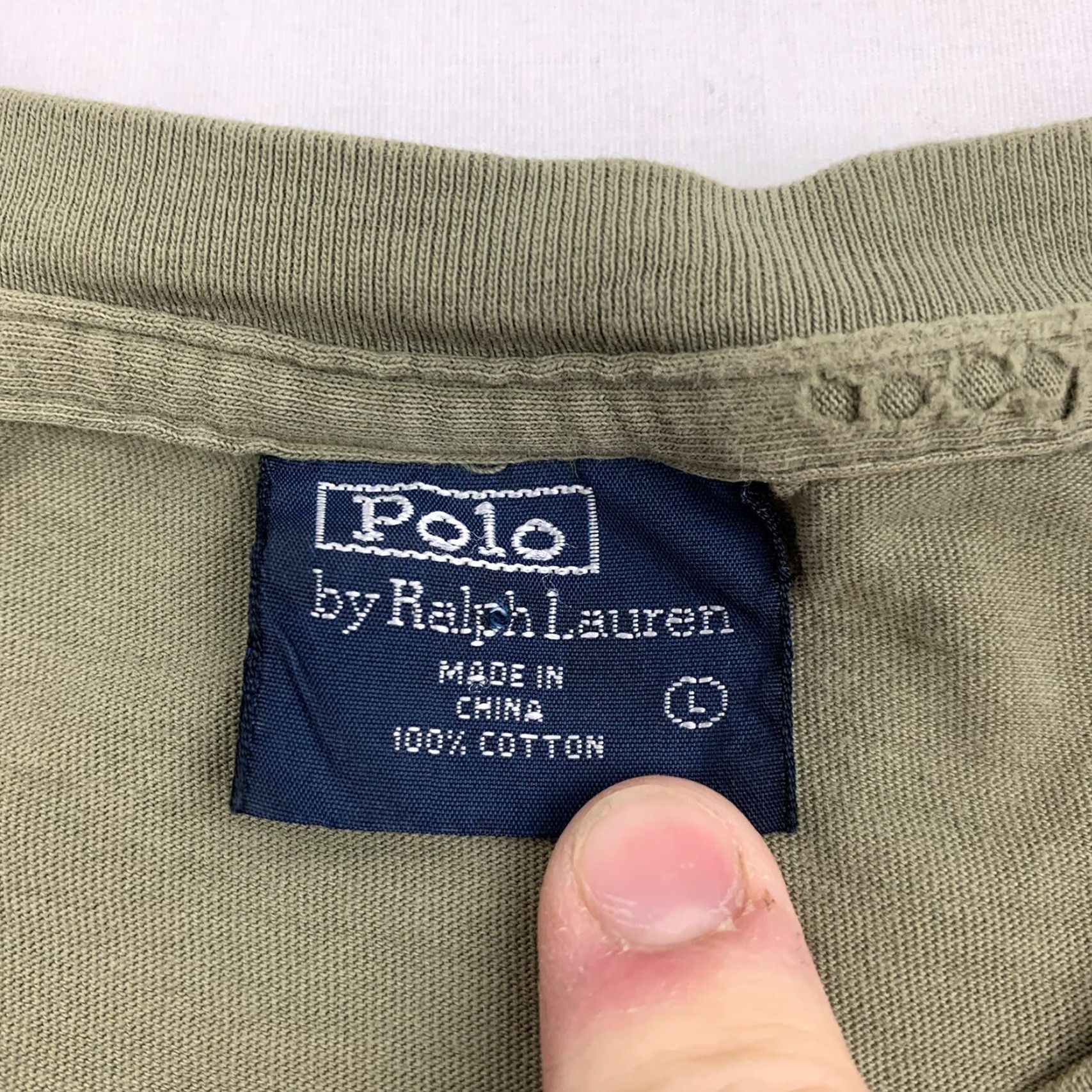 Polo Ralph Lauren VINTAGE Polo Ralph Lauren Trading Company T Shirt Adult Large Green Logo 90s Y2K Mens Size US L / EU 52-54 / 3 - 7 Thumbnail