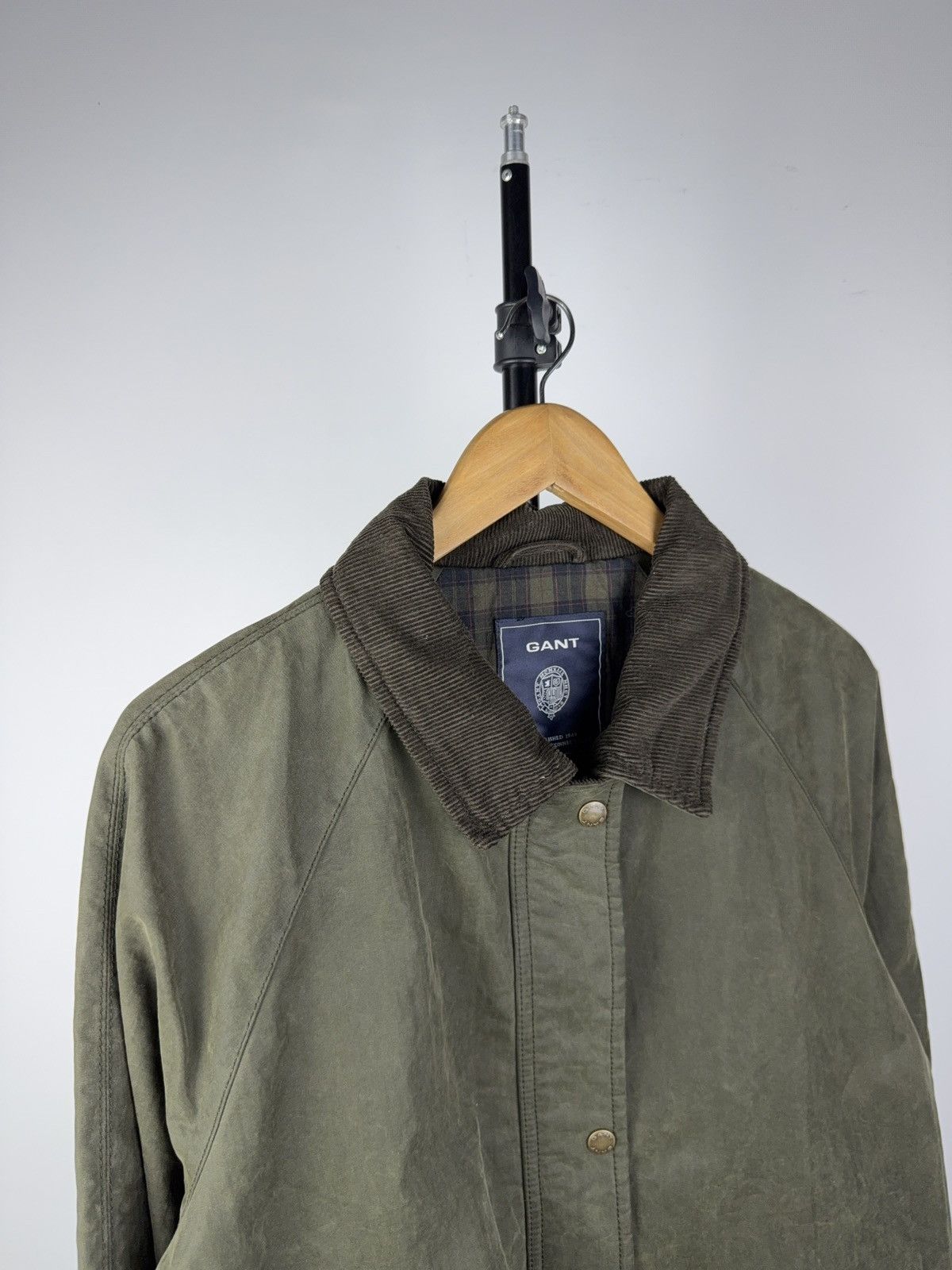 Gant Luxury London Cotton GANT Retro Wax Barbour style Jacket Size L / US 10 / IT 46 - 3 Thumbnail