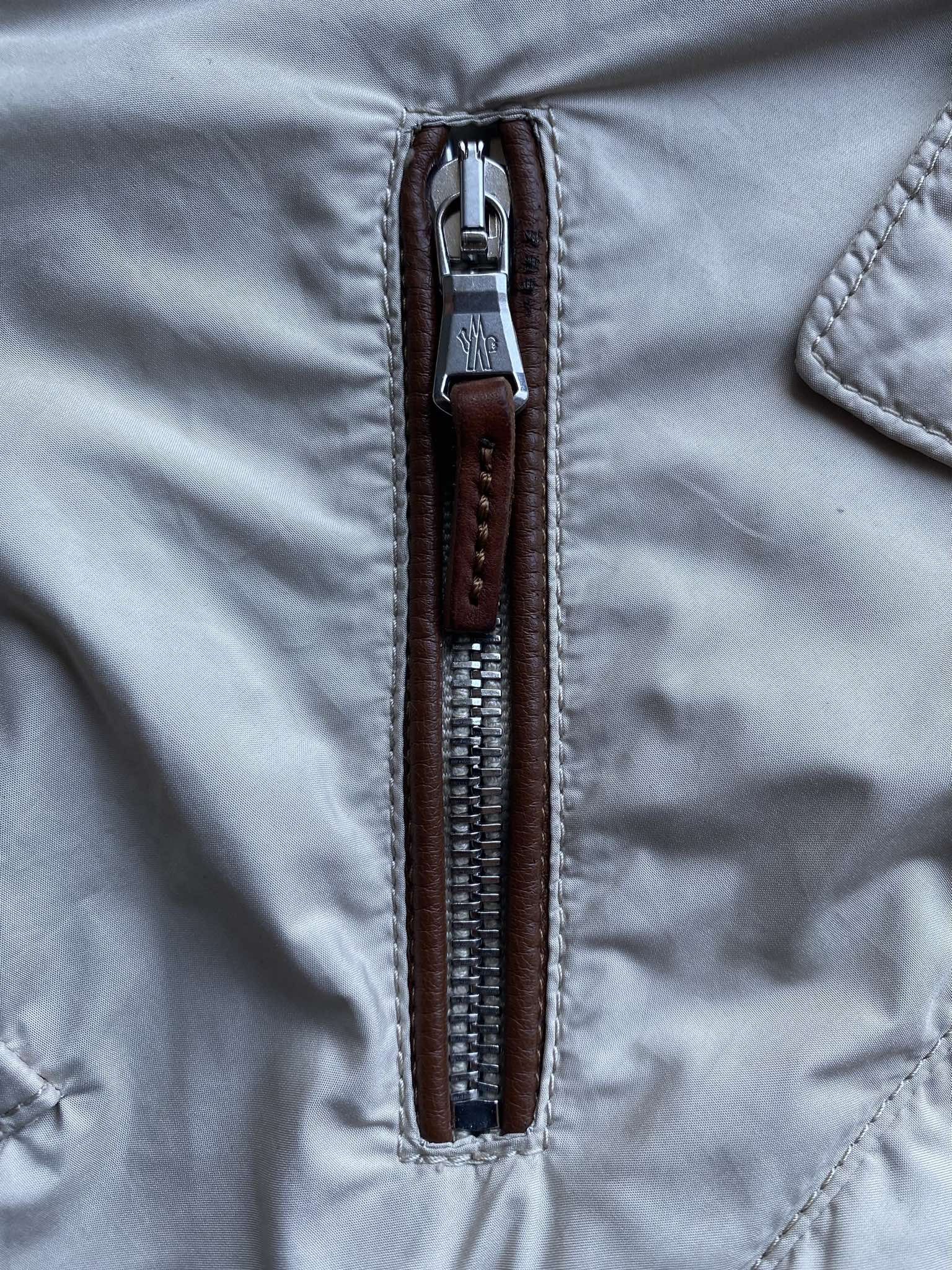 Moncler × Vintage Vintage Women Moncler Lightweight Jacket Belted Zip Lampo Size M / US 6-8 / IT 42-44 - 10 Thumbnail