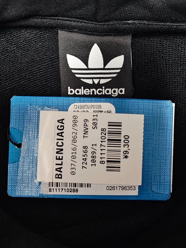 Balenciaga Balenciaga x Adidas Logo Hoodie-2506 Size US M / EU 48-50 / 2 - 4 Thumbnail