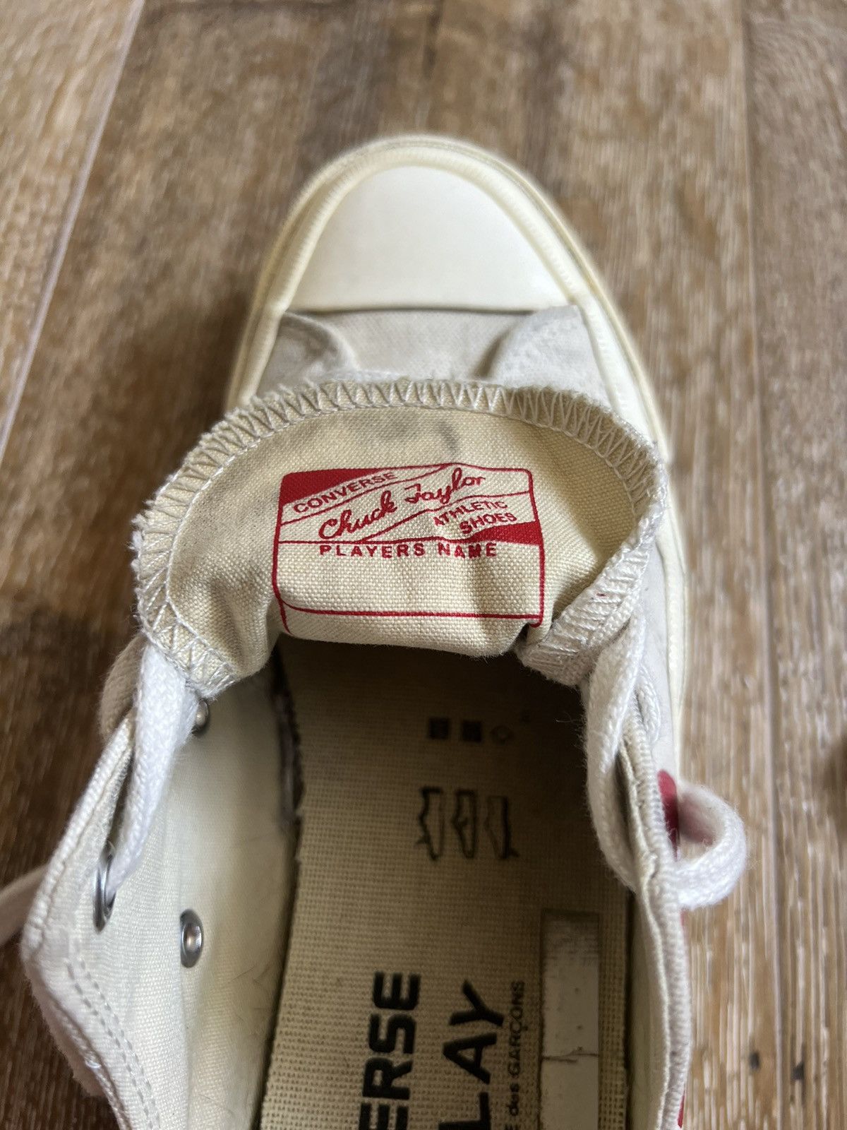 Comme des Garcons PLAY × Converse Converse chuck taylor all star 70 ox Size US 6.5 / IT 36.5 - 11 Thumbnail