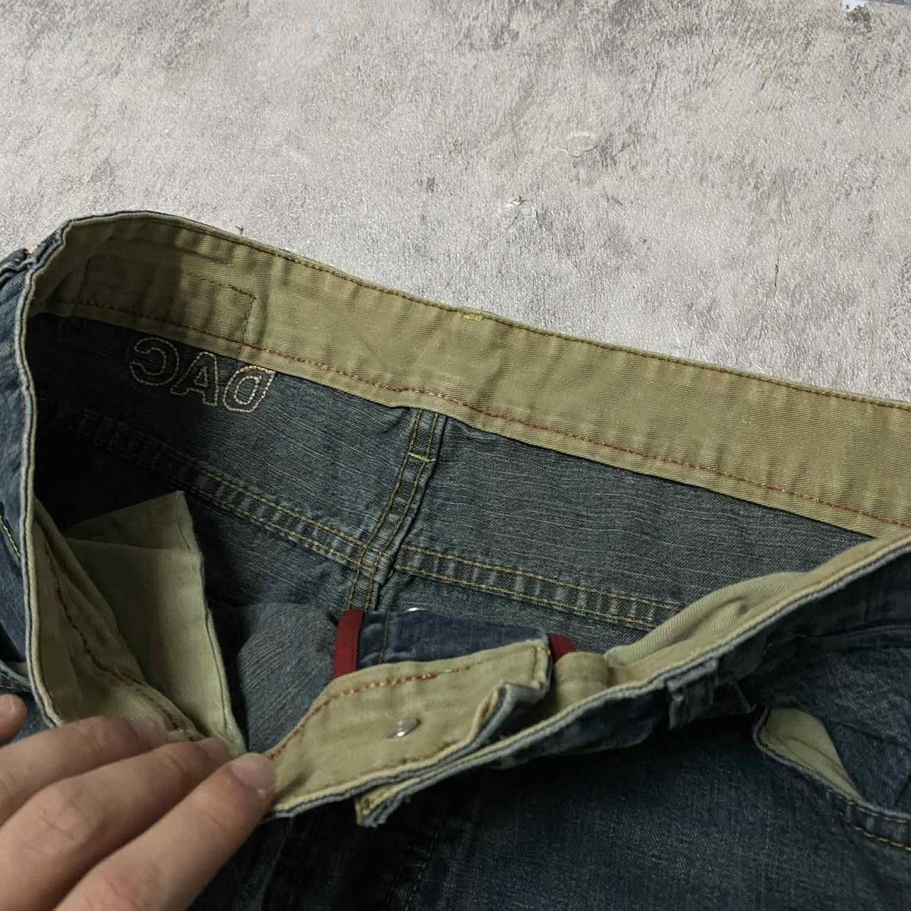 Other Black and grey Y2K style flare jeans with a faded effect Size US 32 / EU 48 - 5 Thumbnail