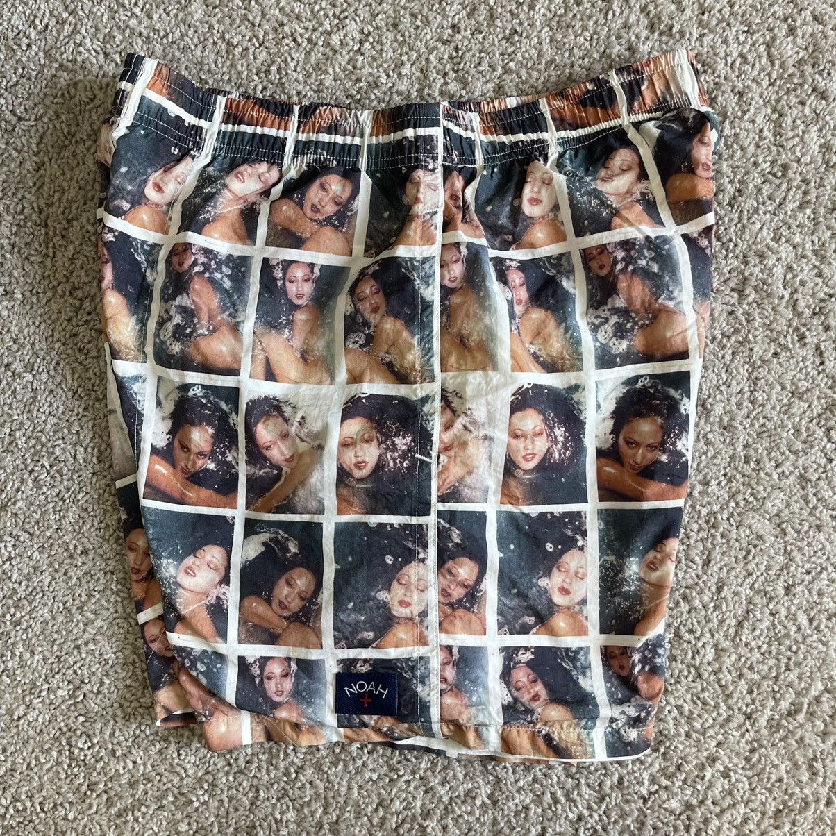 Noah RARE Noah x Antonio Lopez Print Swim Trunks Board Shorts Size US 34 / EU 50 - 4 Thumbnail