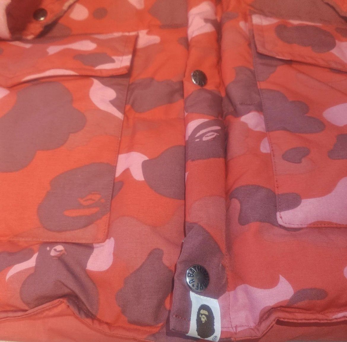 Bape RARE OG 2006 A BATHING APE RED CAMO JACKET Size US L / EU 52-54 / 3 - 7 Thumbnail