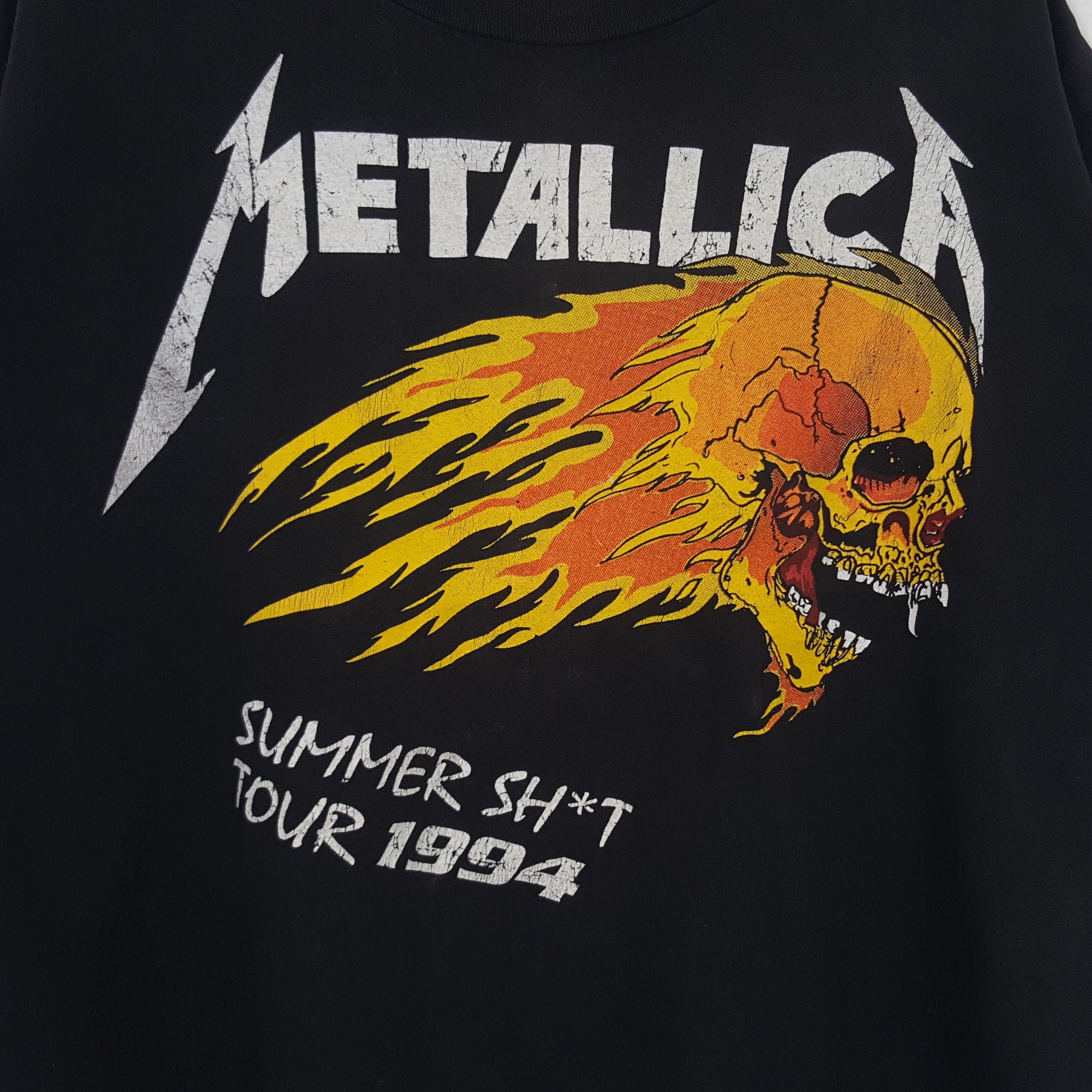 Band Tees × Metallica × Vintage Vintage 90's Metallica American Heavy Metal Band Tshirt Size US XXL / EU 58 / 5 - 2 Thumbnail