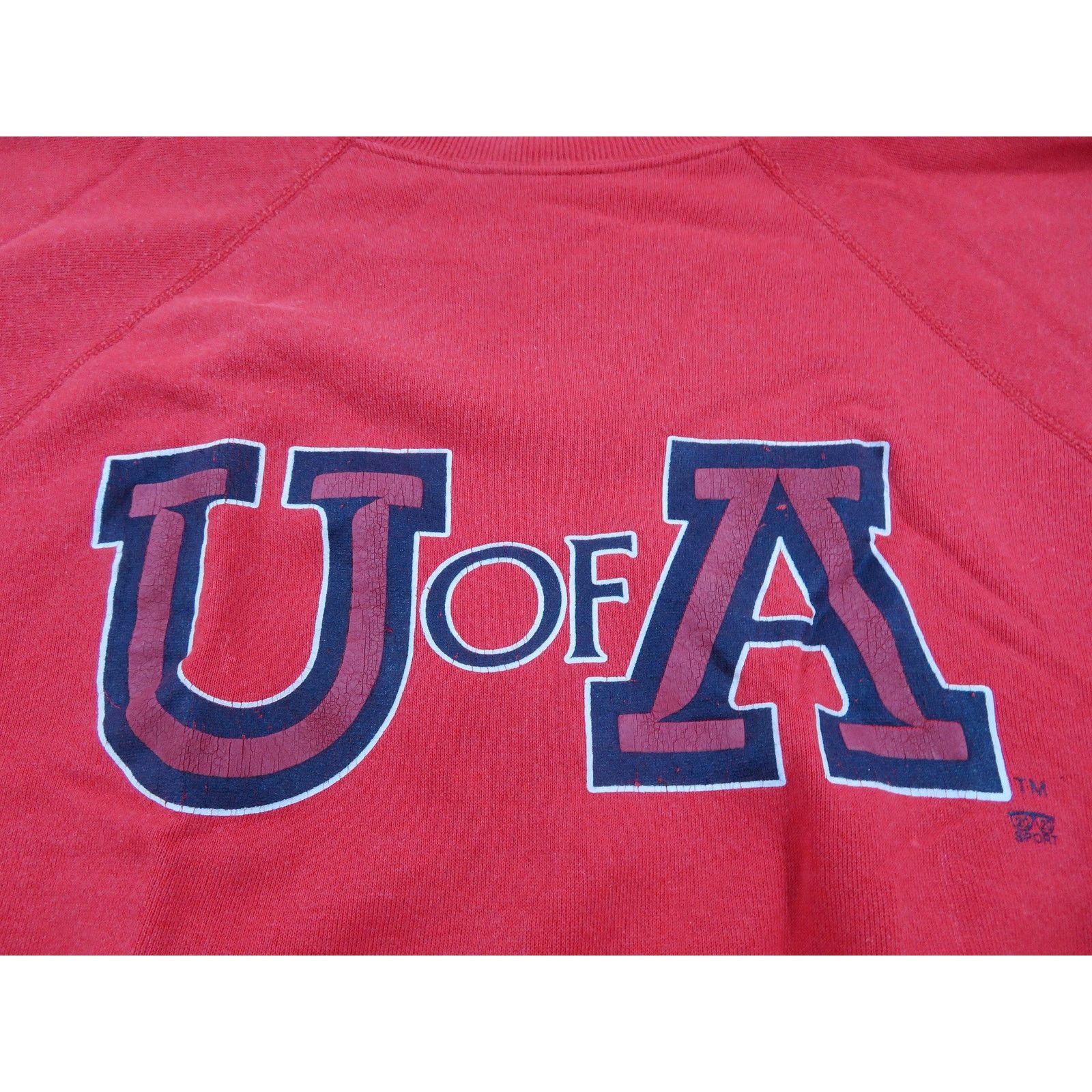 Other University of Arizona Wildcats Red Blue Sweatshirt M-L? 90s Size M / US 6-8 / IT 42-44 - 2 Thumbnail